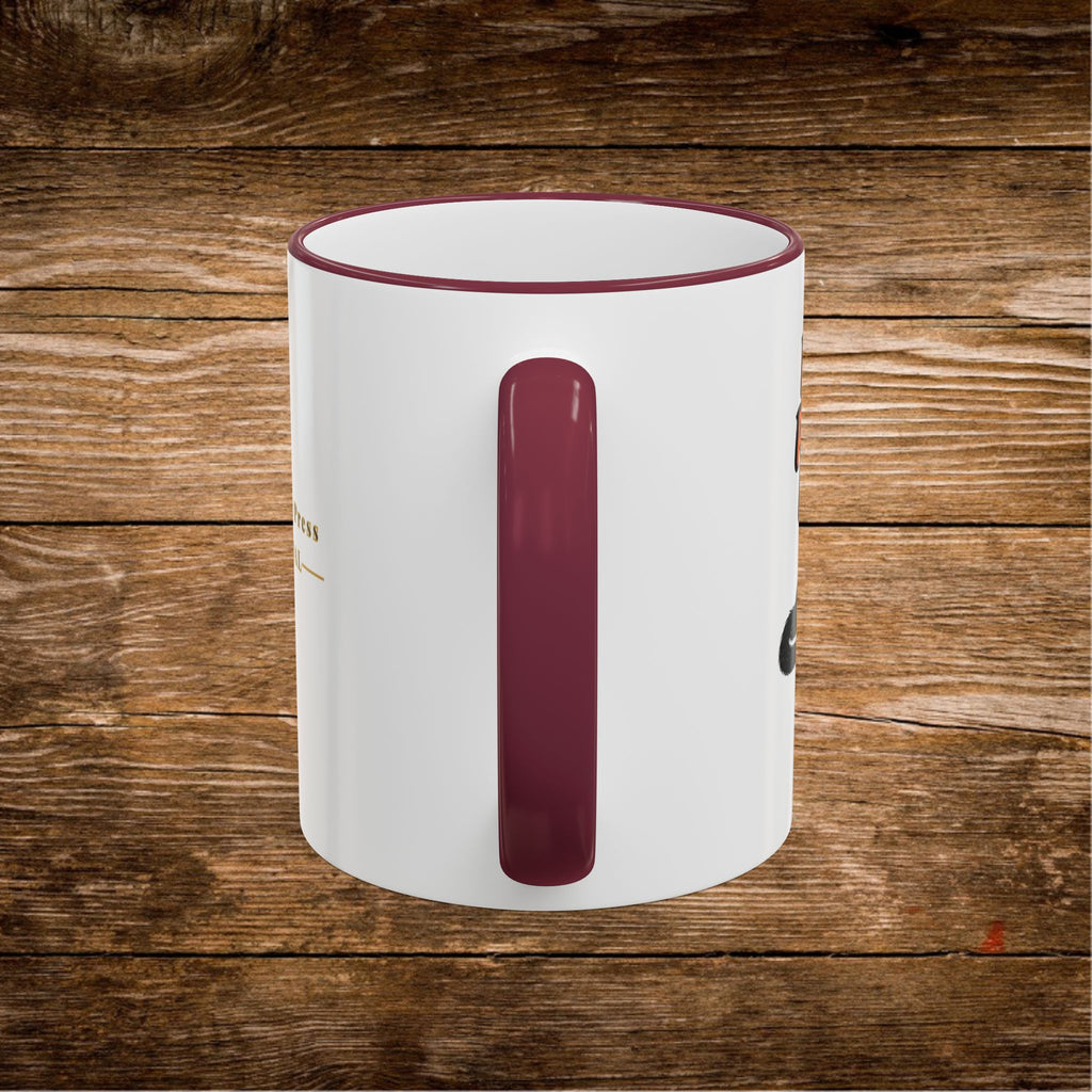 Mug à Anse et Bordure Contrastées Citation Chat Sassy | 325ml 440ml