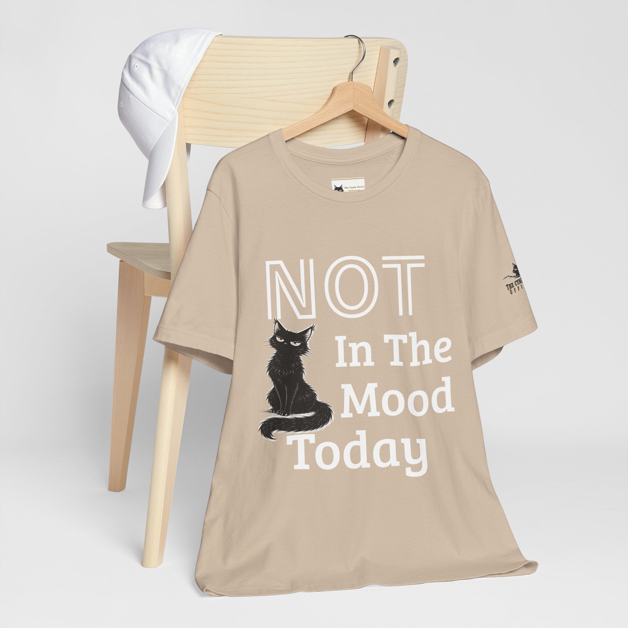Not in the Mood Today | Sarcastic Cat T | Funny Anti-Social Tee | The Cynic Press Official