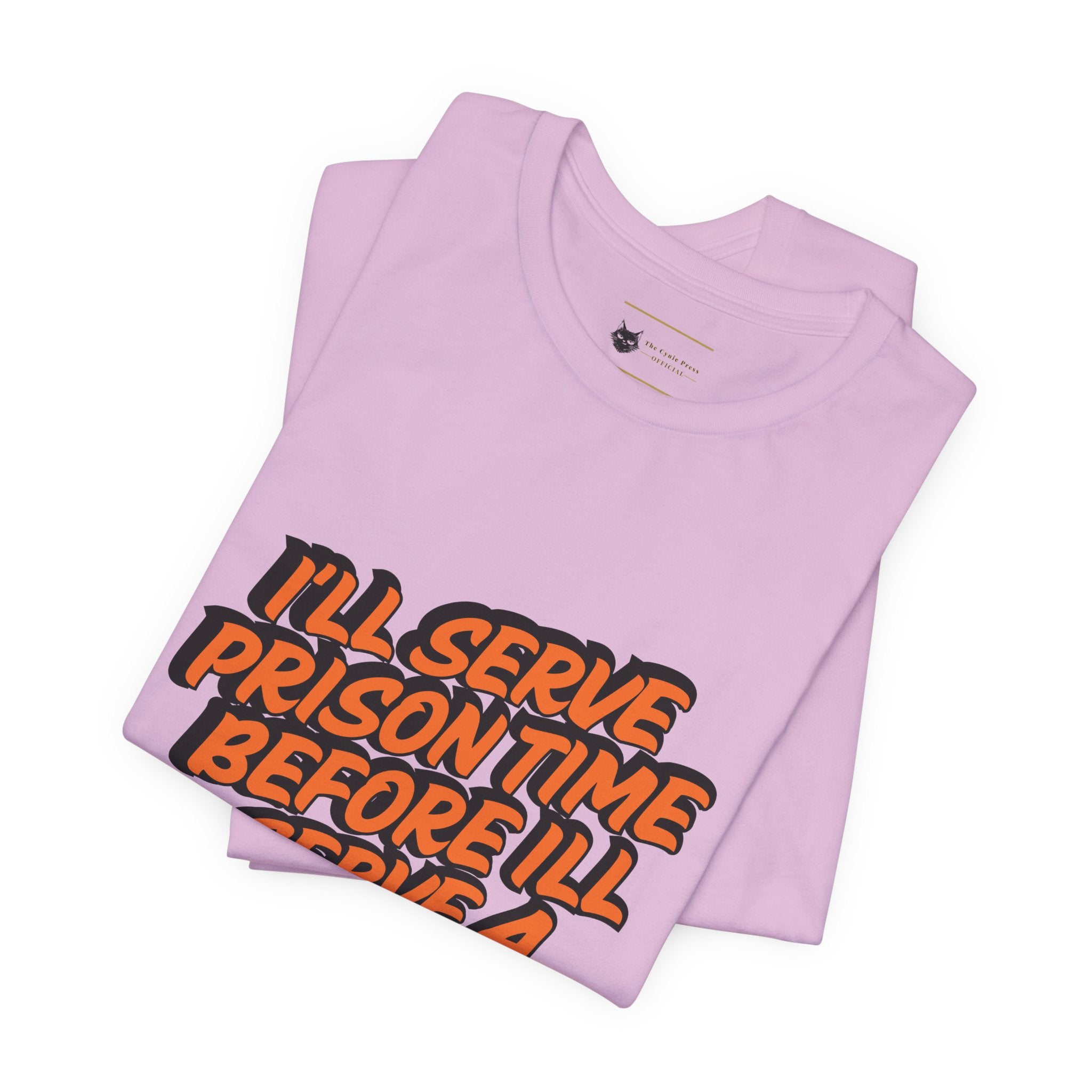 Je purgerai ma peine de prison avant de porter un t-shirt Danny MNW | T-shirt graphique à message