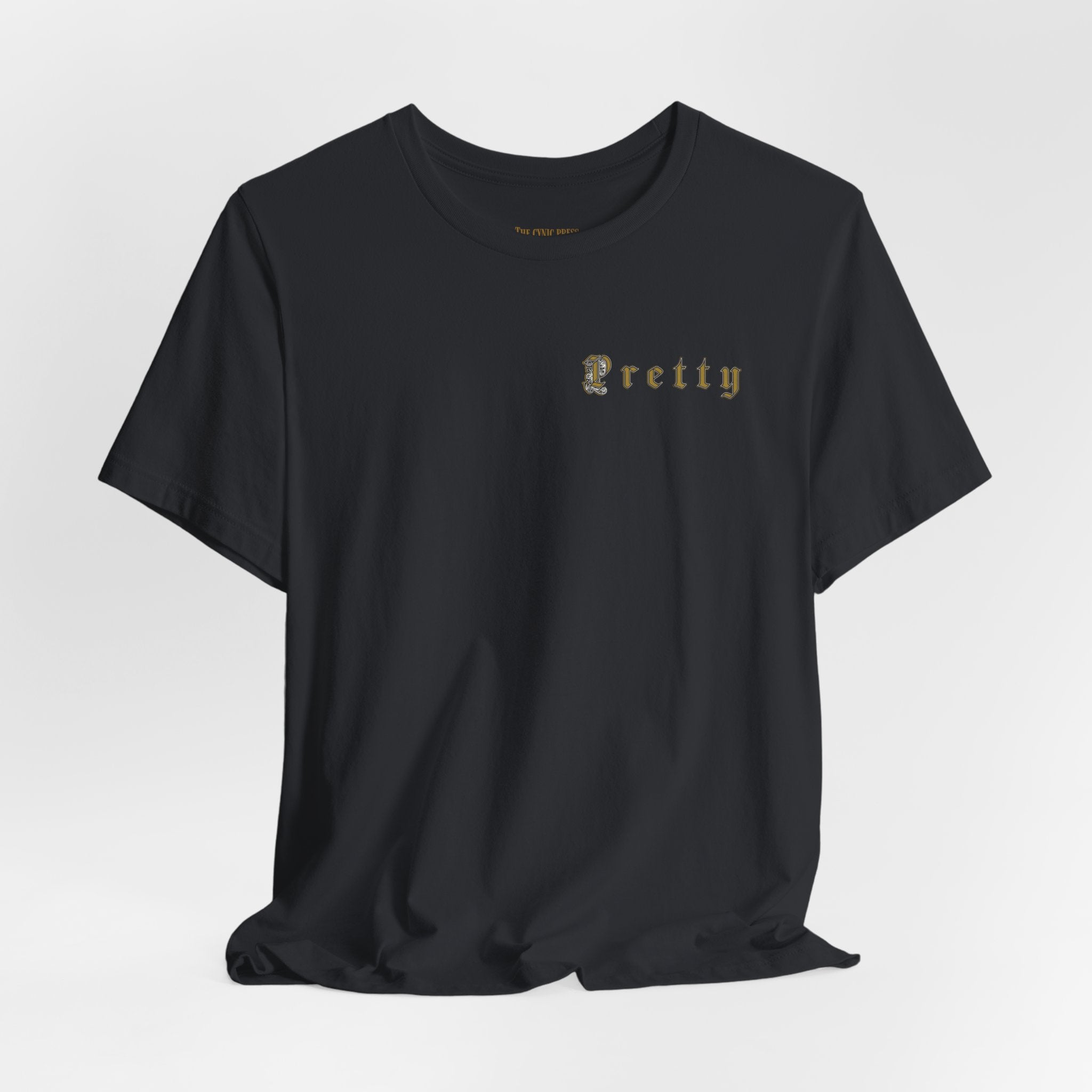 Pretty Pocket, Petty Personality Gothic T-Shirt | Dark Humor Graphic Tee | Unisex Alternative Streetwear