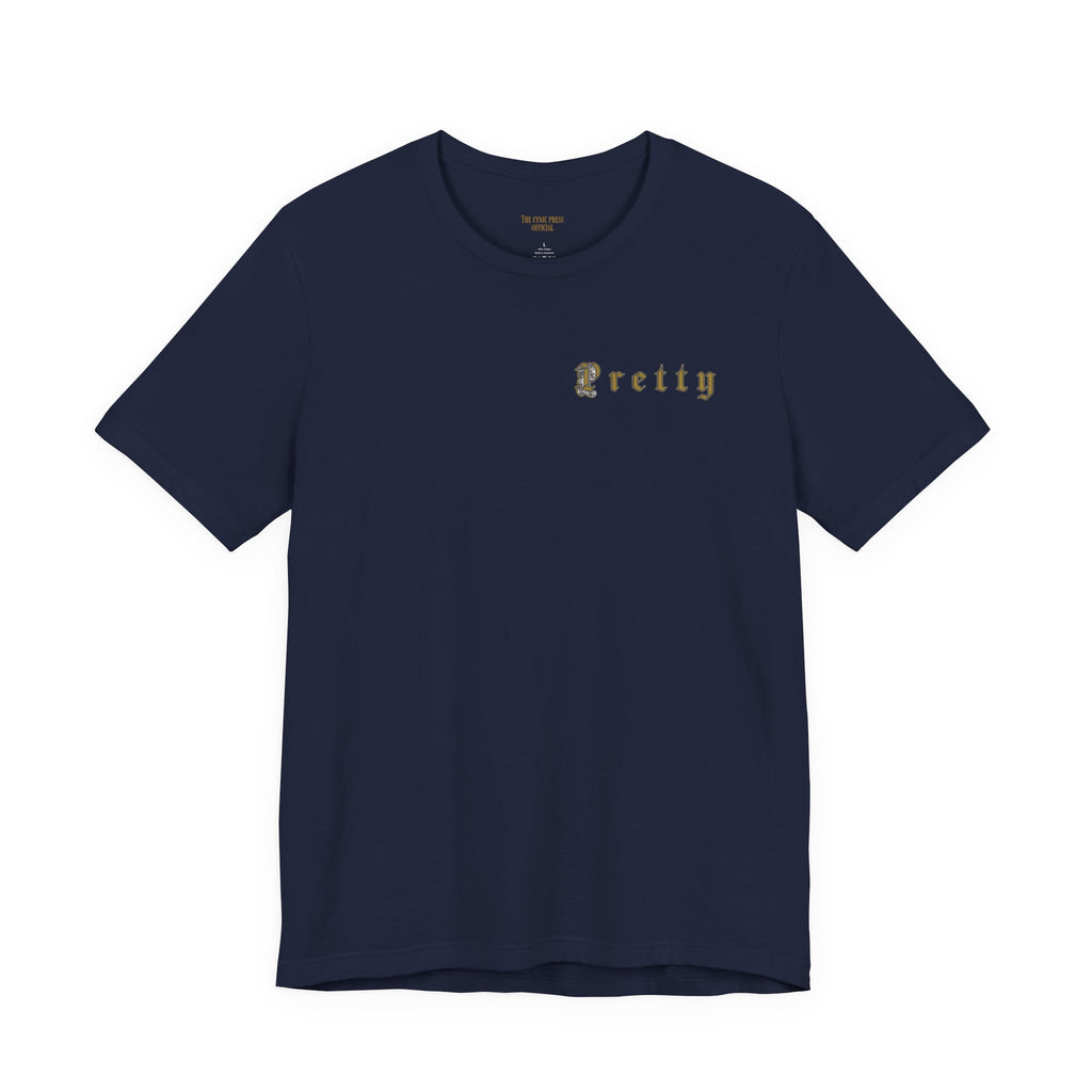 Pretty Pocket, Petty Personality Gothic T-Shirt | Dark Humor Graphic Tee | Unisex Alternative Streetwear