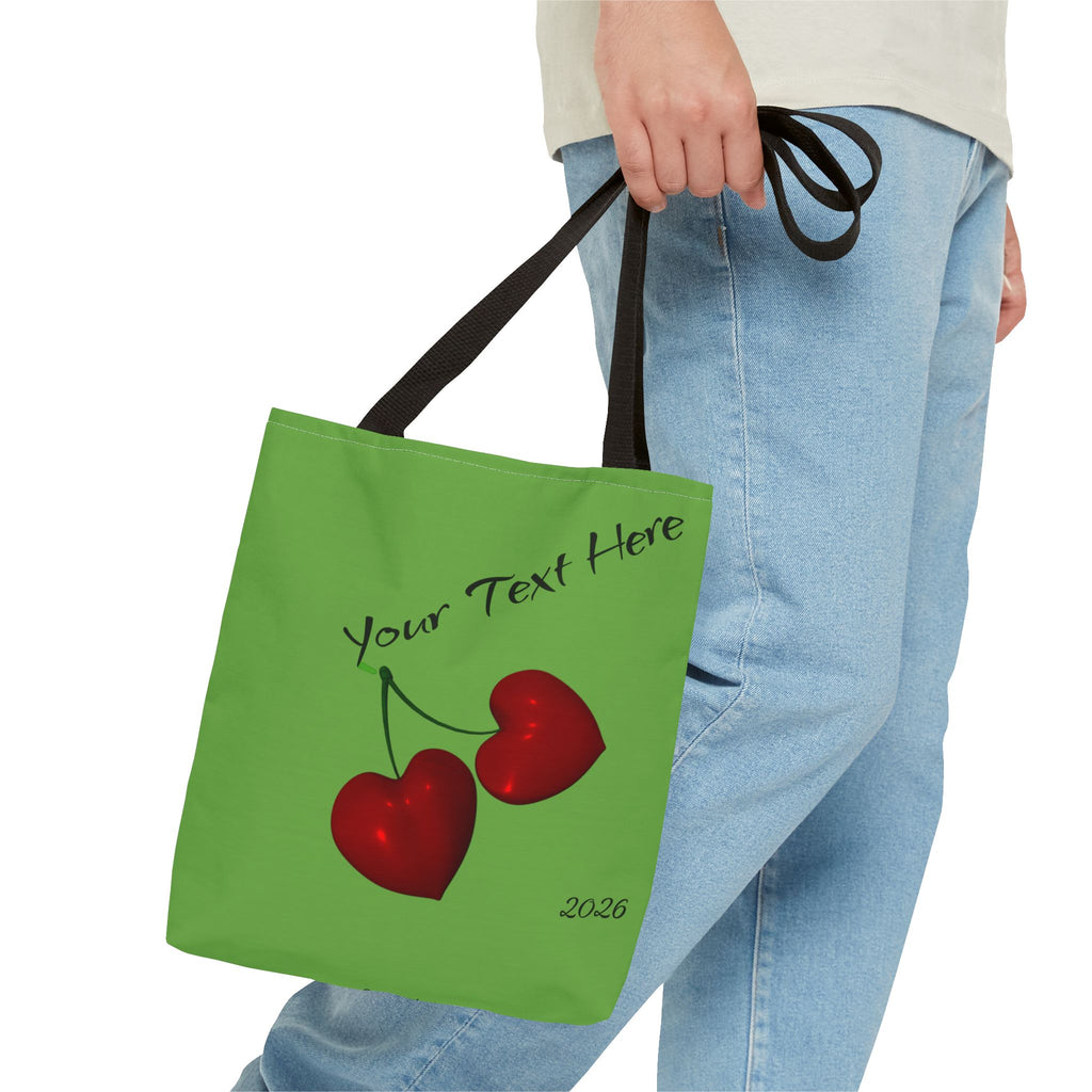Boundaries and Bags_White_Personalized 2026 & Logo Tote Bag  Custom Name All-Over Print