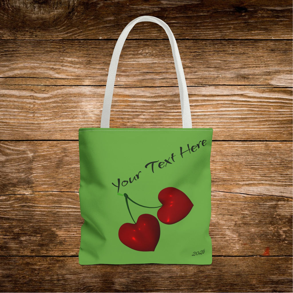 Boundaries and Bags_White_Personalized 2026 & Logo Tote Bag  Custom Name All-Over Print