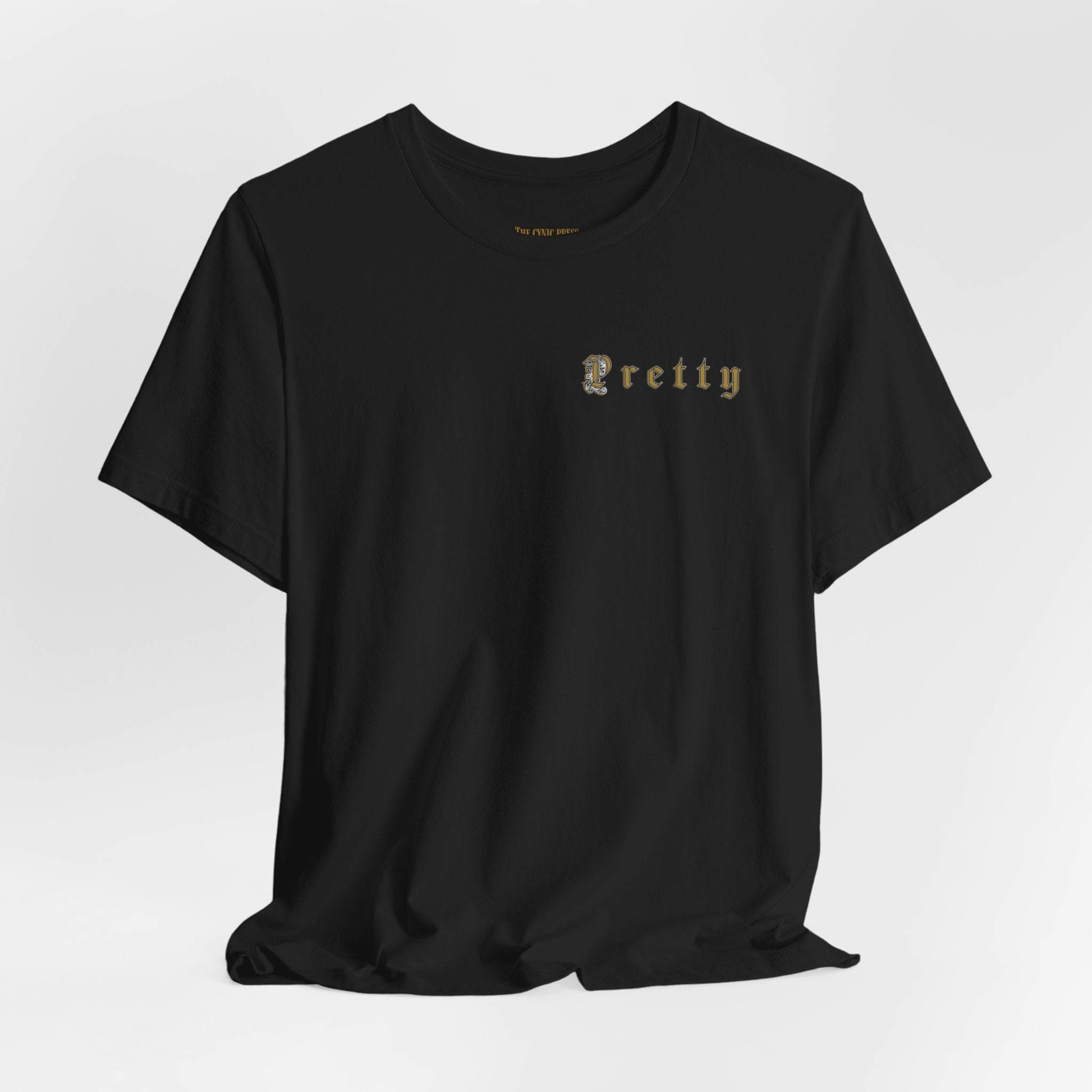 Pretty Pocket, Petty Personality Gothic T-Shirt | Dark Humor Graphic Tee | Unisex Alternative Streetwear