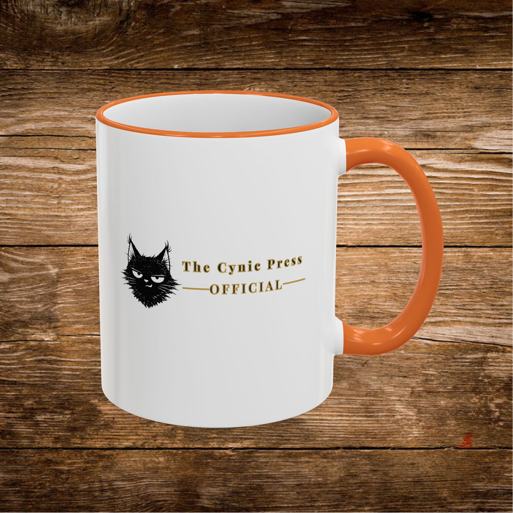 Mug à Anse et Bordure Contrastées Citation Chat Sassy | 325ml 440ml