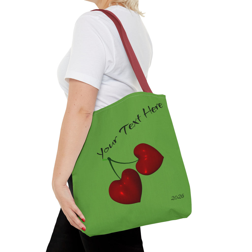 Boundaries and Bags_White_Personalized 2026 & Logo Tote Bag  Custom Name All-Over Print