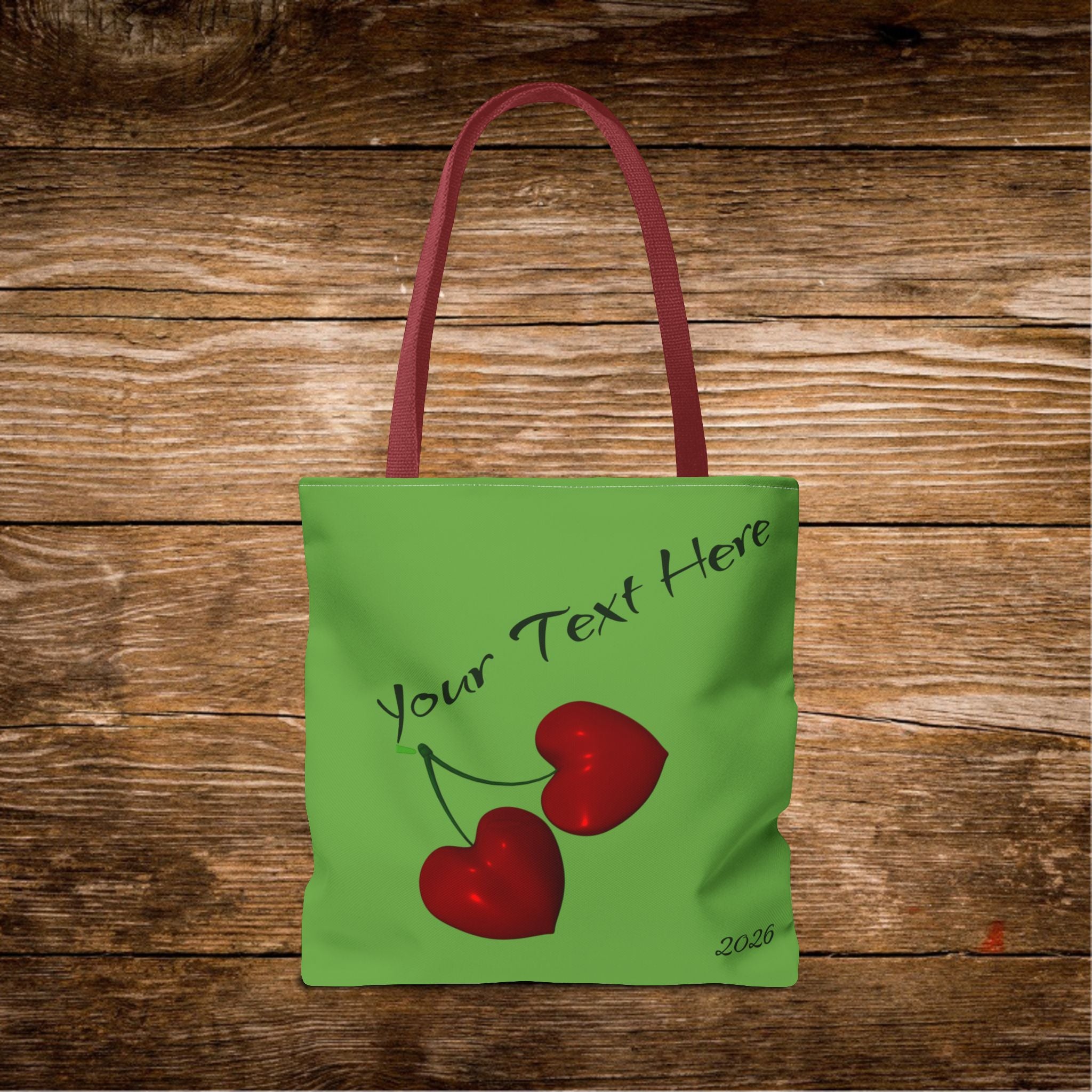Boundaries and Bags_White_Personalized 2026 & Logo Tote Bag  Custom Name All-Over Print