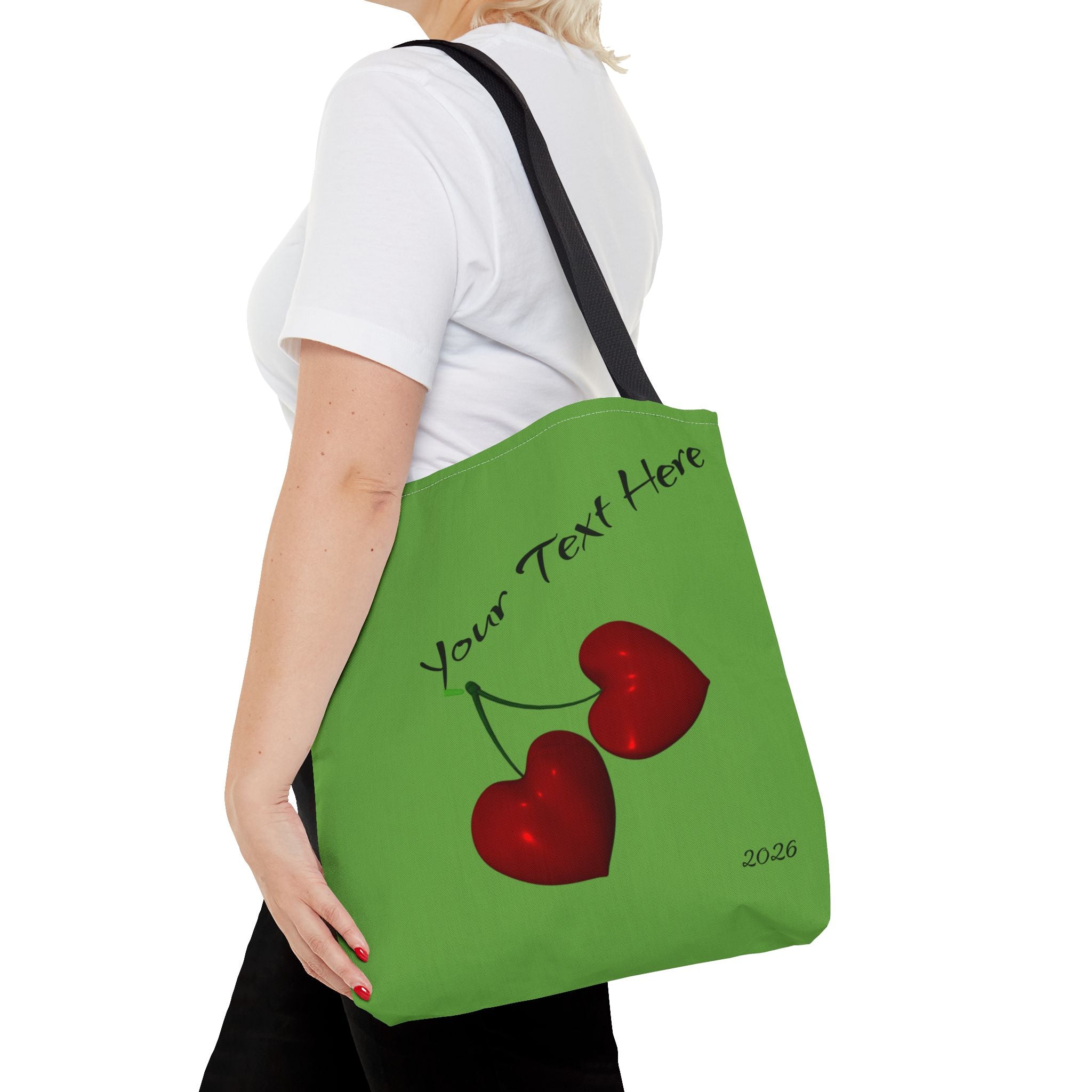 Boundaries and Bags_White_Personalized 2026 & Logo Tote Bag  Custom Name All-Over Print