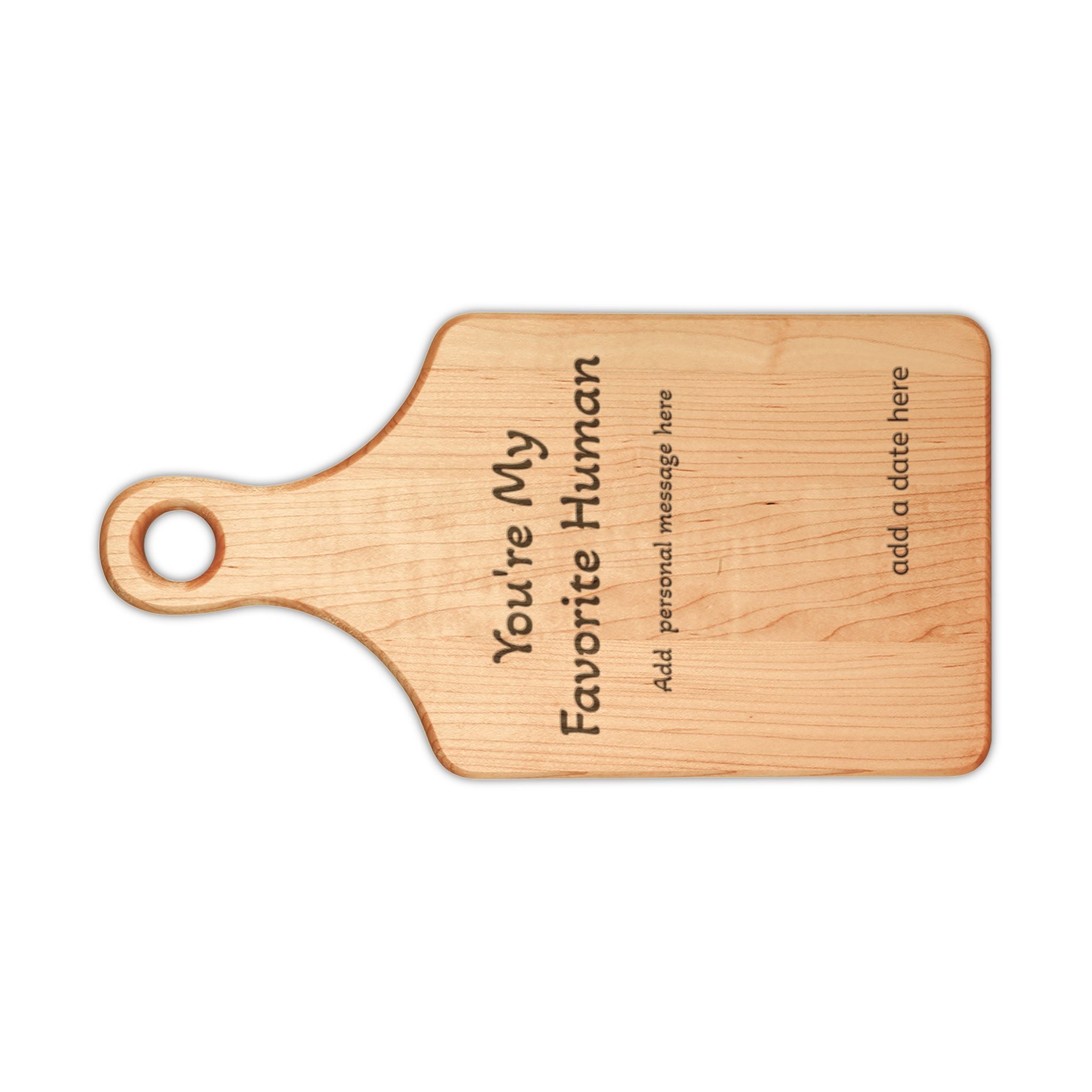 Personalized Engraved Wooden Cutting Board — Custom Message Cheese & Serving Board, Housewarming Gift