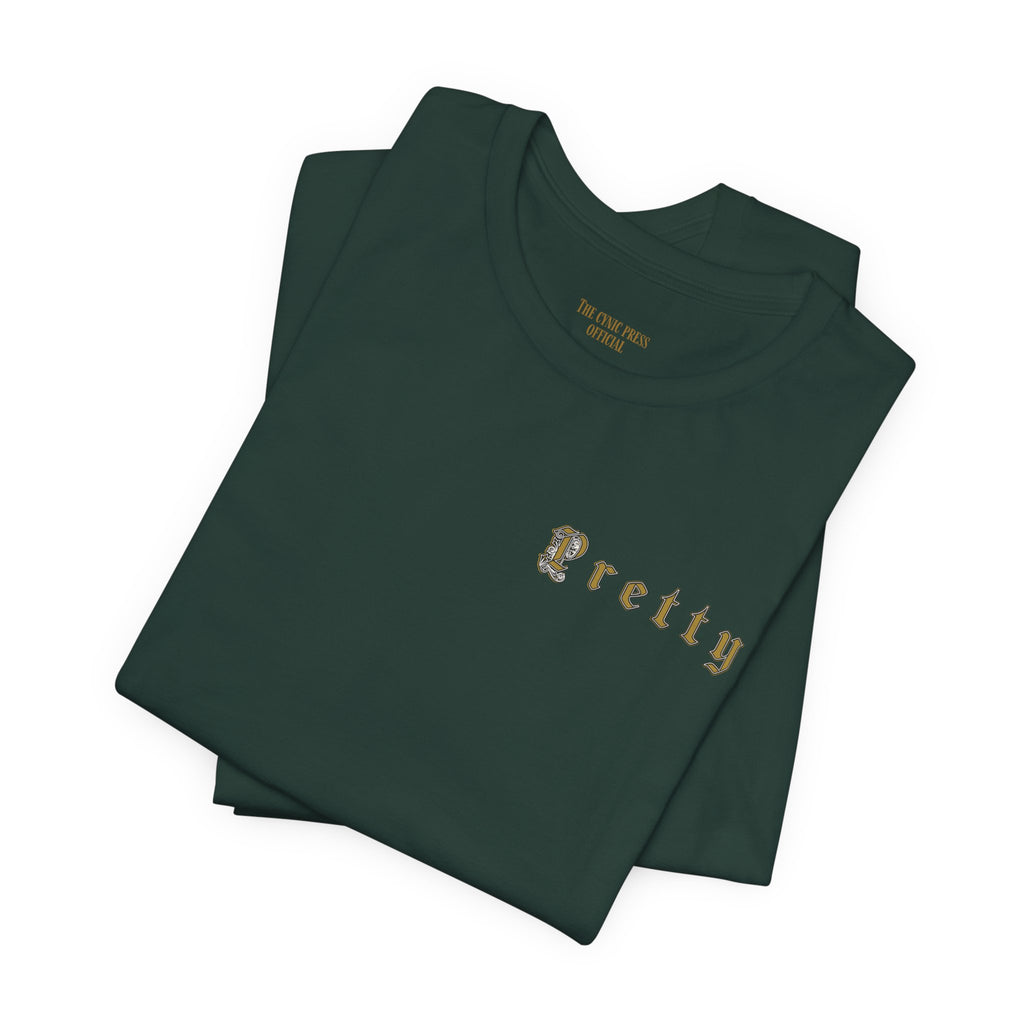 Pretty Pocket, Petty Personality Gothic T-Shirt | Dark Humor Graphic Tee | Unisex Alternative Streetwear