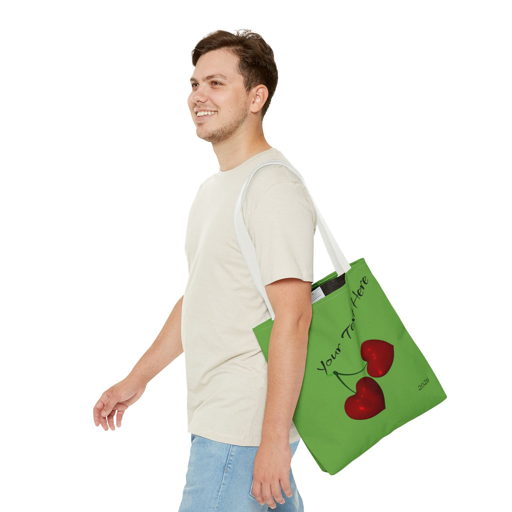 Boundaries and Bags_White_Personalized 2026 & Logo Tote Bag  Custom Name All-Over Print