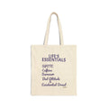 Caffeine Spite Quote Tote Bag | Cotton Canvas Carryall | SanctuaryEssentials