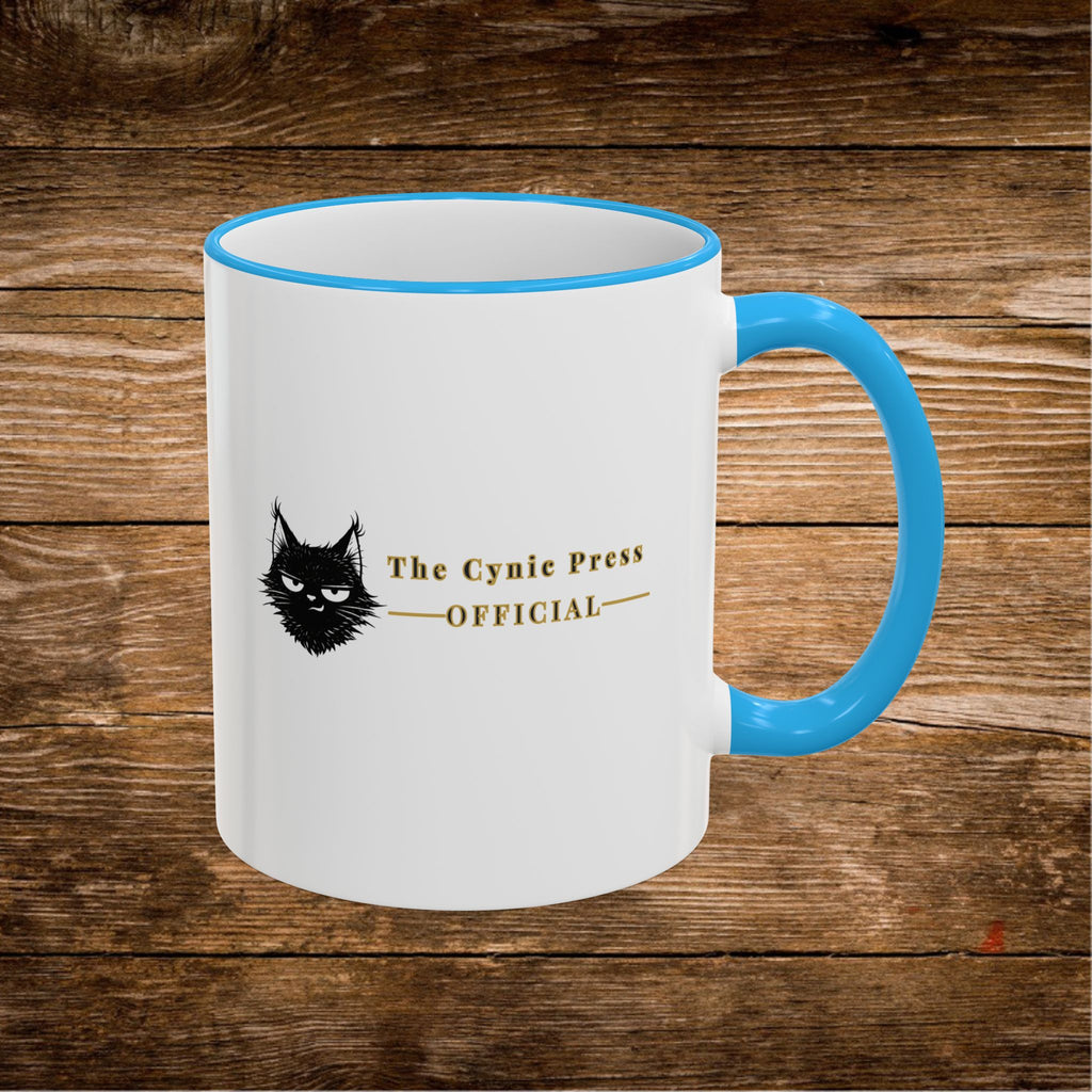 Mug à Anse et Bordure Contrastées Citation Chat Sassy | 325ml 440ml