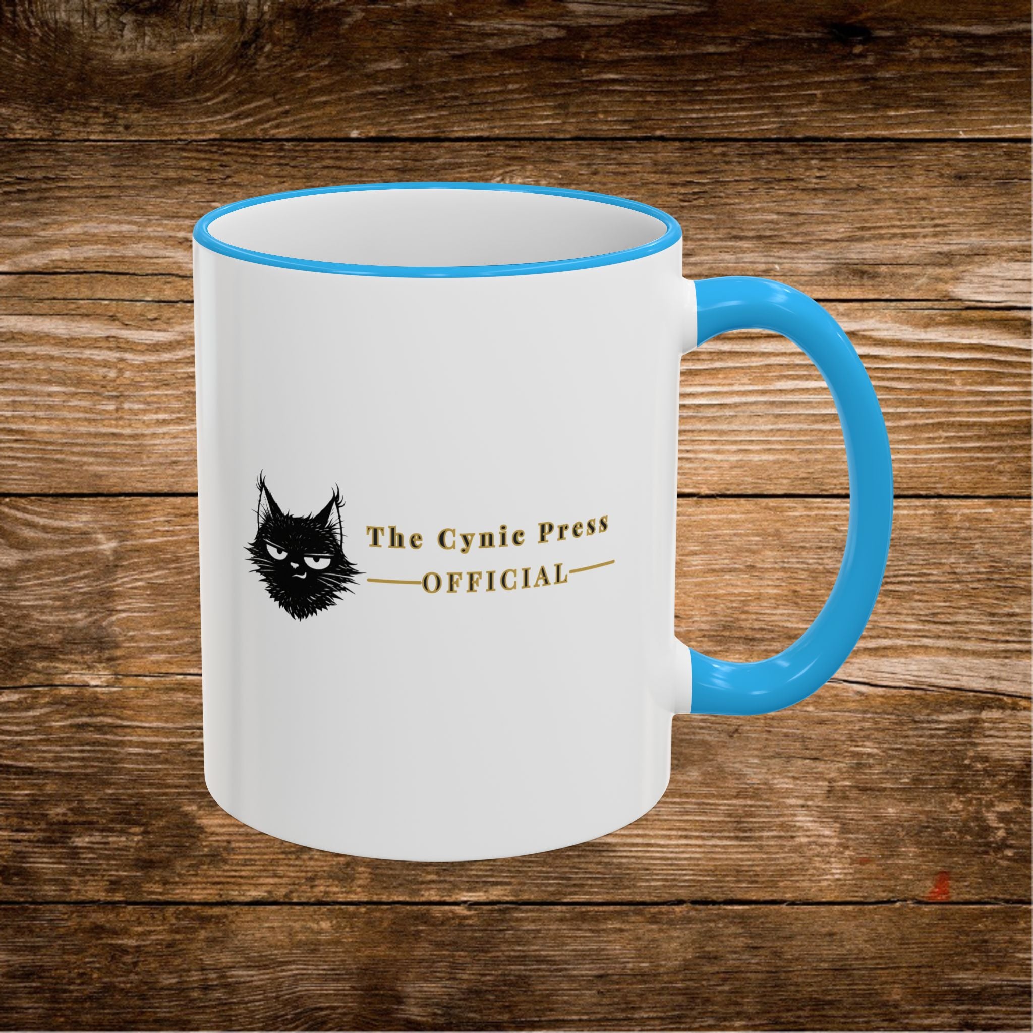 Mug à Anse et Bordure Contrastées Citation Chat Sassy | 325ml 440ml