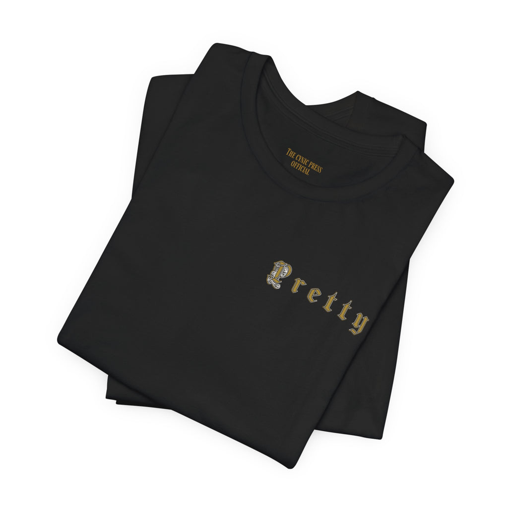 Pretty Pocket, Petty Personality Gothic T-Shirt | Dark Humor Graphic Tee | Unisex Alternative Streetwear