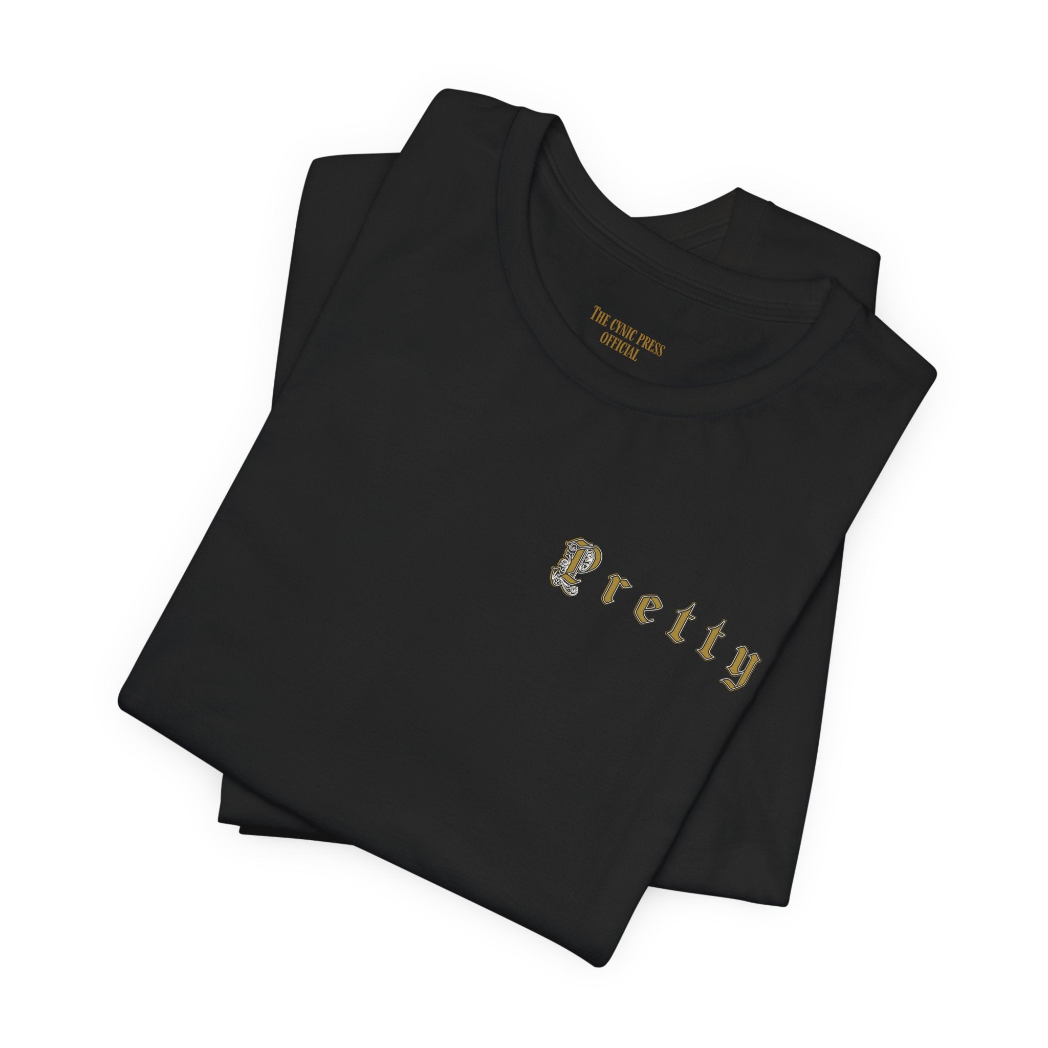 Pretty Pocket, Petty Personality Gothic T-Shirt | Dark Humor Graphic Tee | Unisex Alternative Streetwear