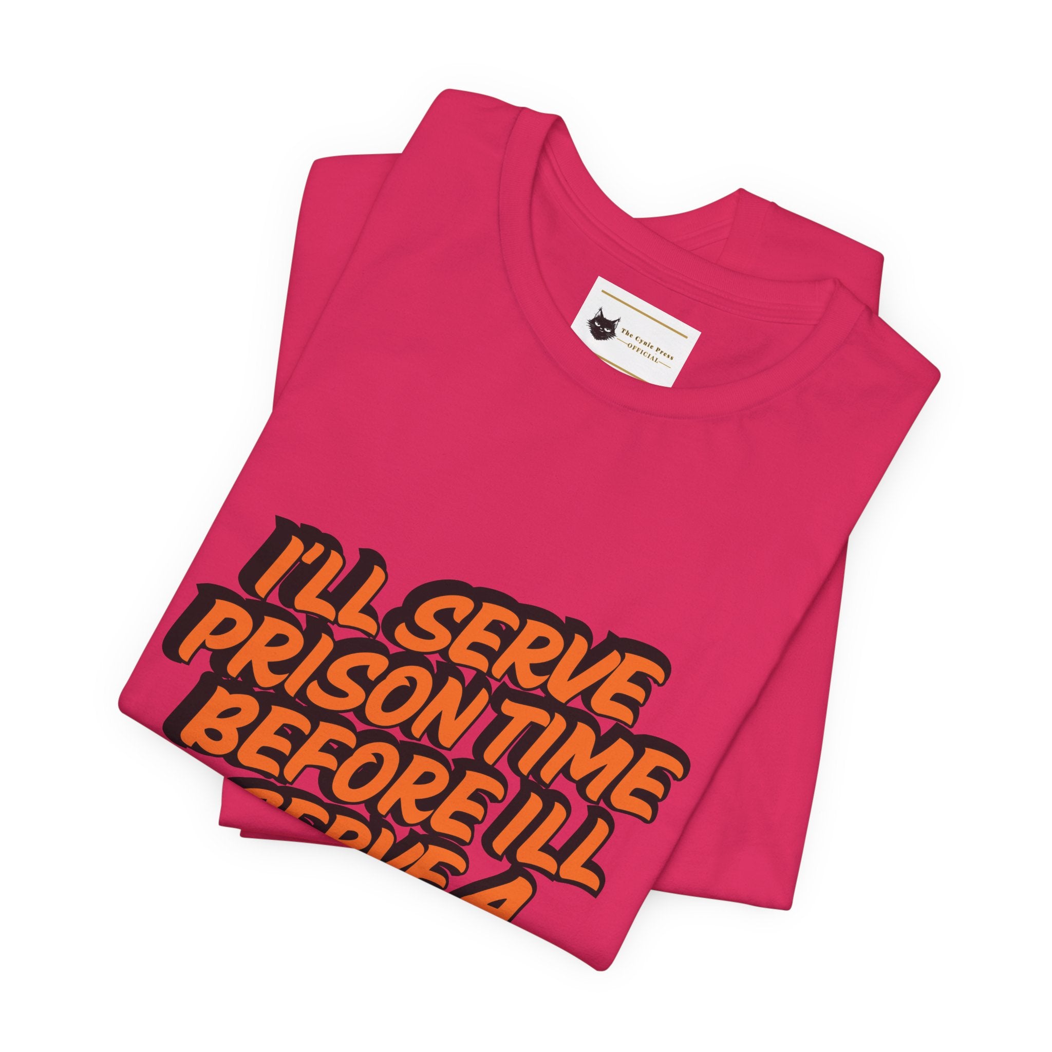 Je purgerai ma peine de prison avant de porter un t-shirt Danny MNW | T-shirt graphique à message