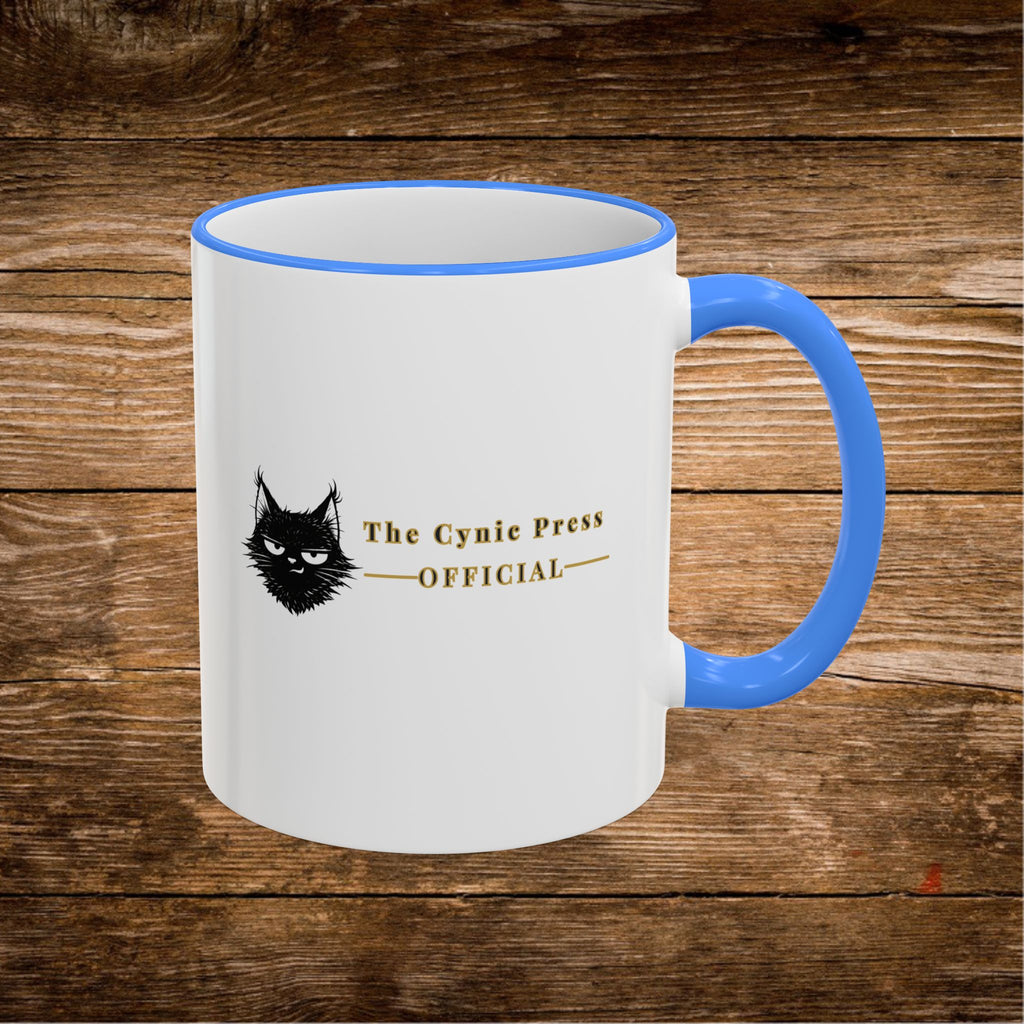 Mug à Anse et Bordure Contrastées Citation Chat Sassy | 325ml 440ml