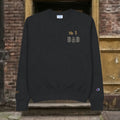 No. 1 Dad Crewneck Sweatshirt — Champion Black Fathers Day Pullover