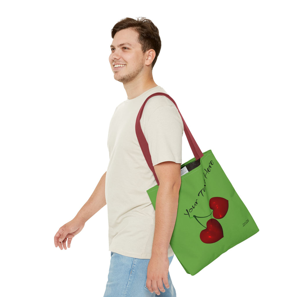 Boundaries and Bags_White_Personalized 2026 & Logo Tote Bag  Custom Name All-Over Print