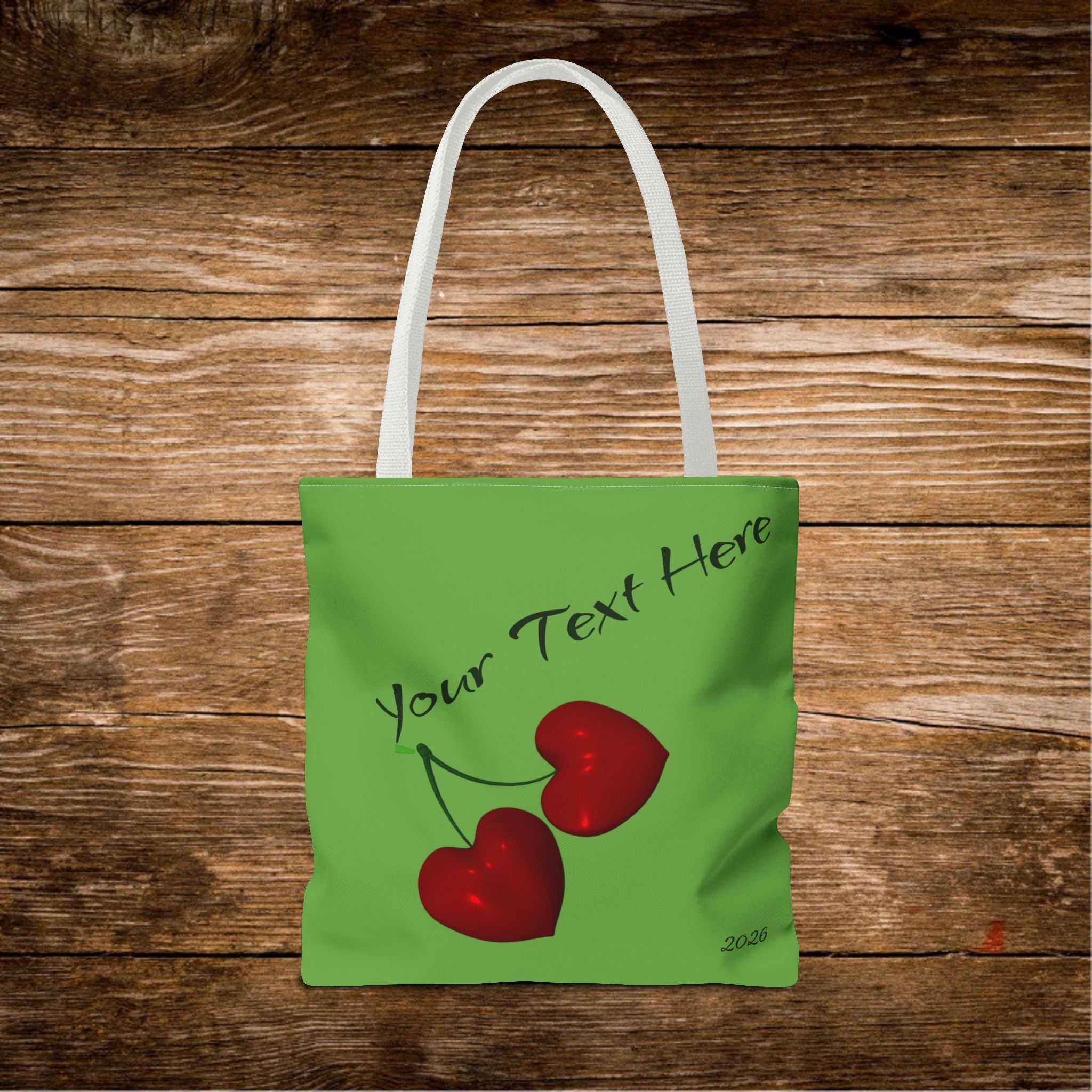 Boundaries and Bags_White_Personalized 2026 & Logo Tote Bag  Custom Name All-Over Print