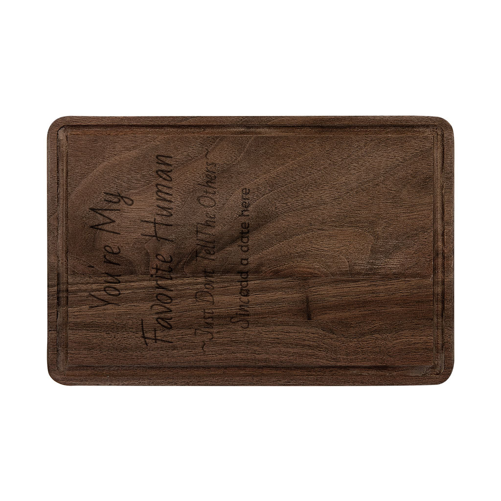 Planche à découper en bois gravée personnalisée – Planche à fromage et de service avec message personnalisé, Cadeau de pendaison de crémaillère