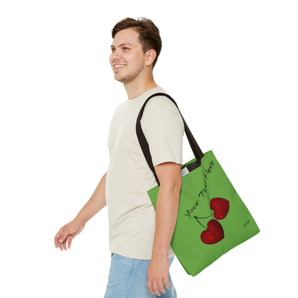 Boundaries and Bags_White_Personalized 2026 & Logo Tote Bag  Custom Name All-Over Print