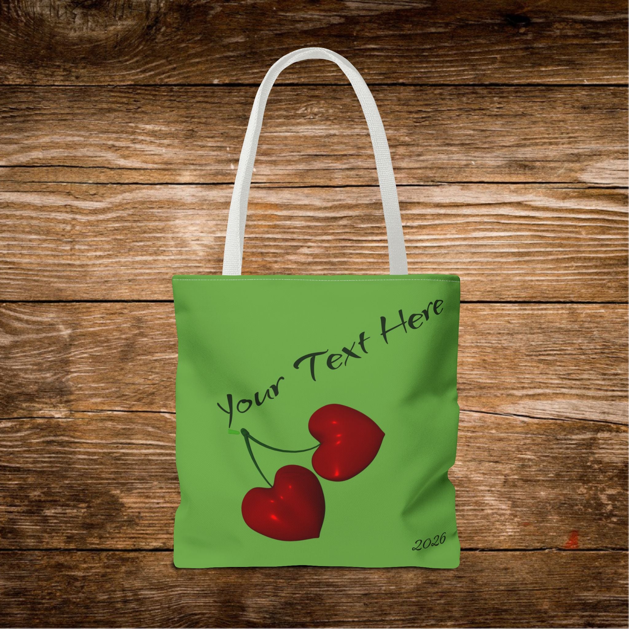 Boundaries and Bags_White_Personalized 2026 & Logo Tote Bag  Custom Name All-Over Print