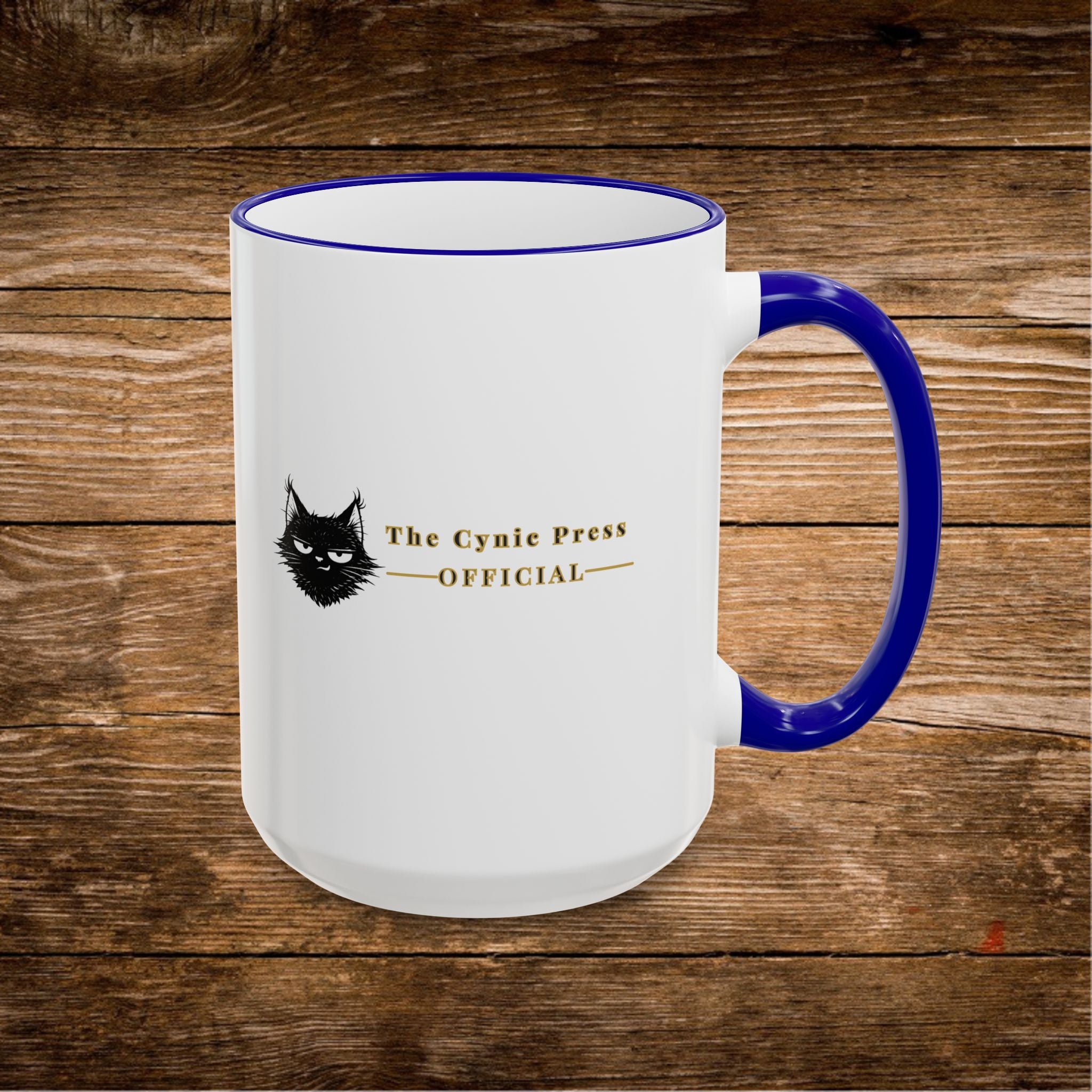 Mug à Anse et Bordure Contrastées Citation Chat Sassy | 325ml 440ml