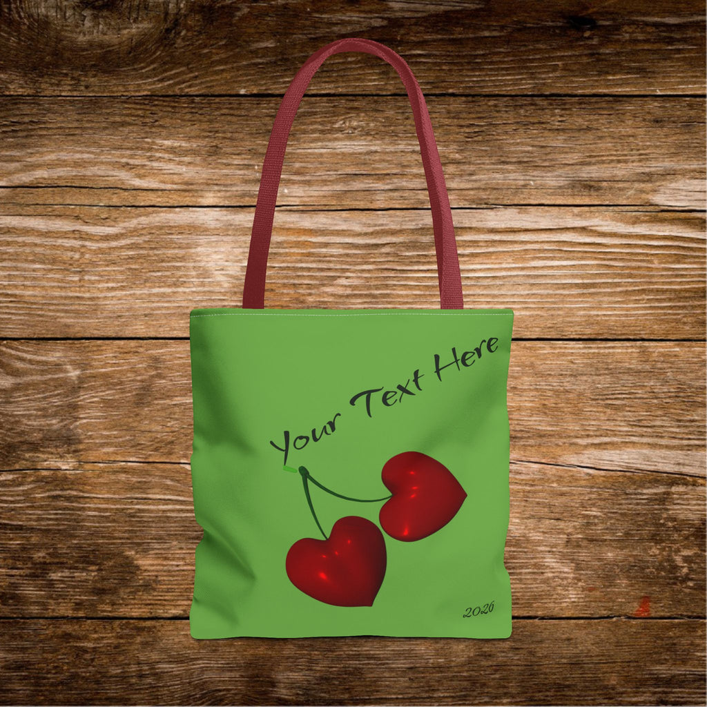 Boundaries and Bags_White_Personalized 2026 & Logo Tote Bag  Custom Name All-Over Print