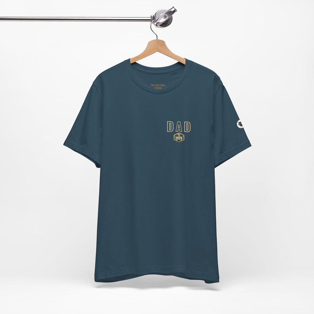 Personalized Father's Day Golf Shirt | Custom Last Name Dad Golf Tee | Kids Names on Golf Balls Shirt Gift for Dad Grandpa