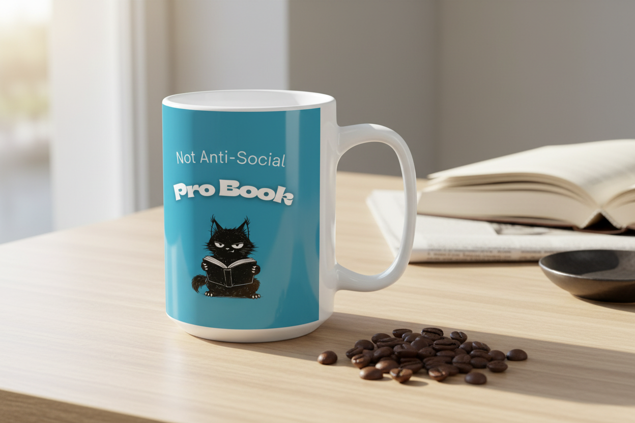 SanctuaryEssentials Logo Mug | Ceramic Coffee Tea Cup, 11oz or 15oz