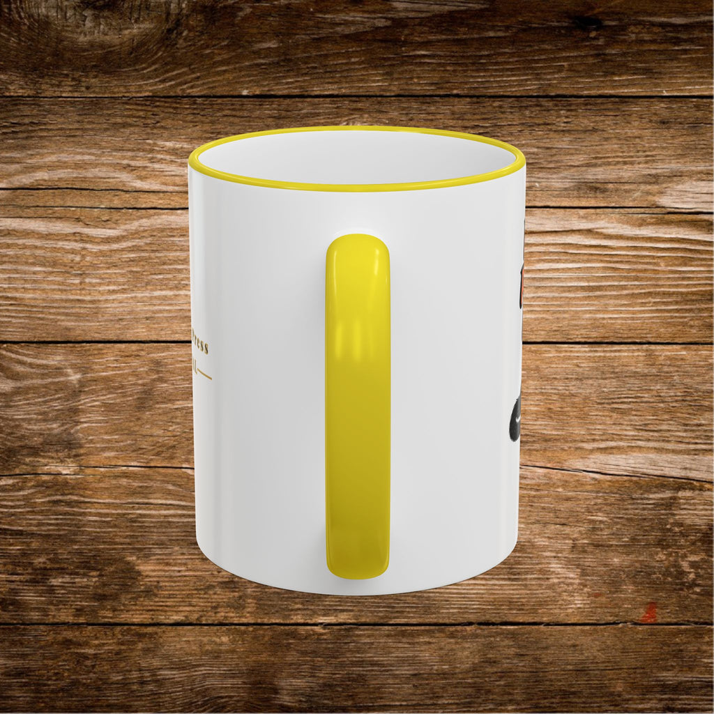 Mug à Anse et Bordure Contrastées Citation Chat Sassy | 325ml 440ml