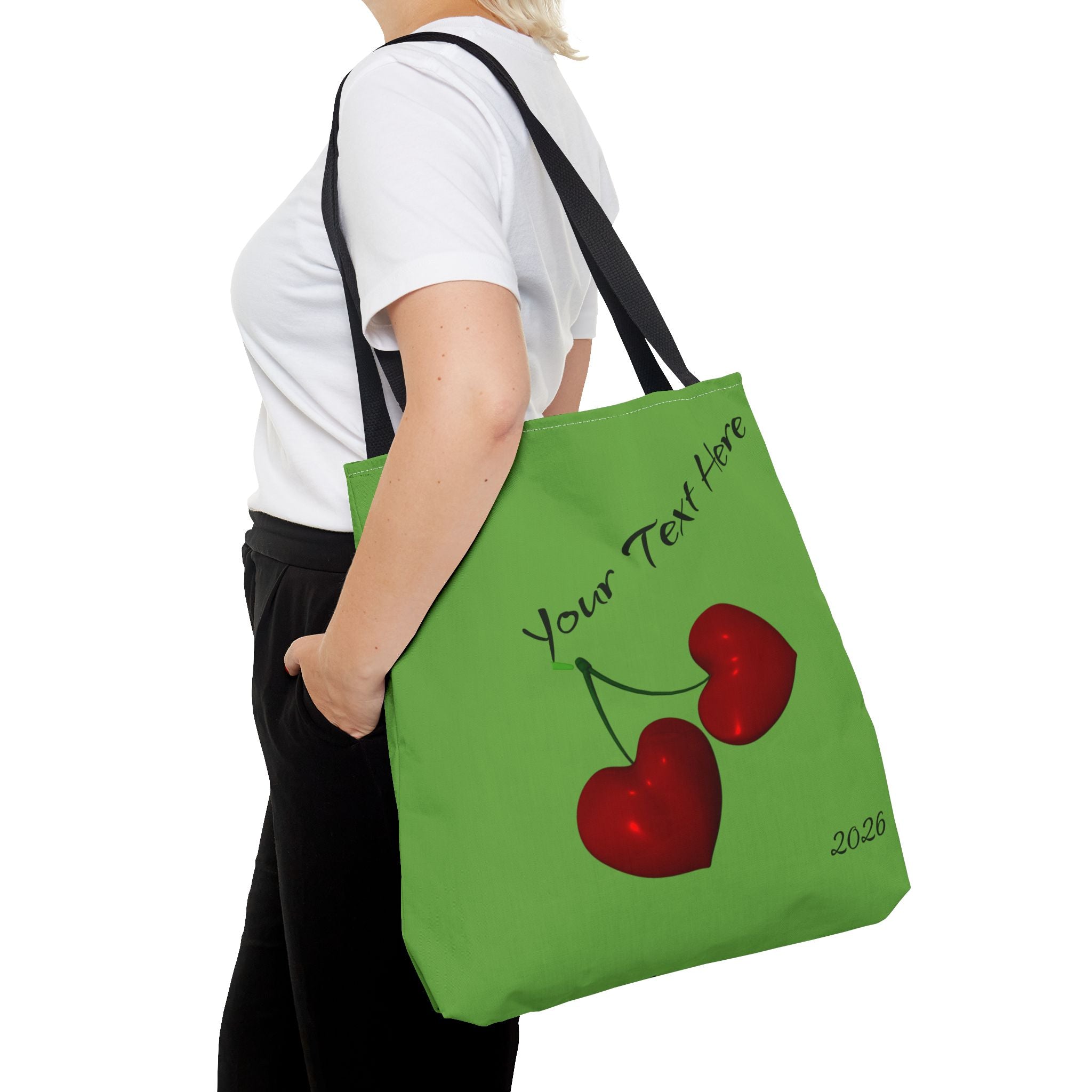 Boundaries and Bags_White_Personalized 2026 & Logo Tote Bag  Custom Name All-Over Print