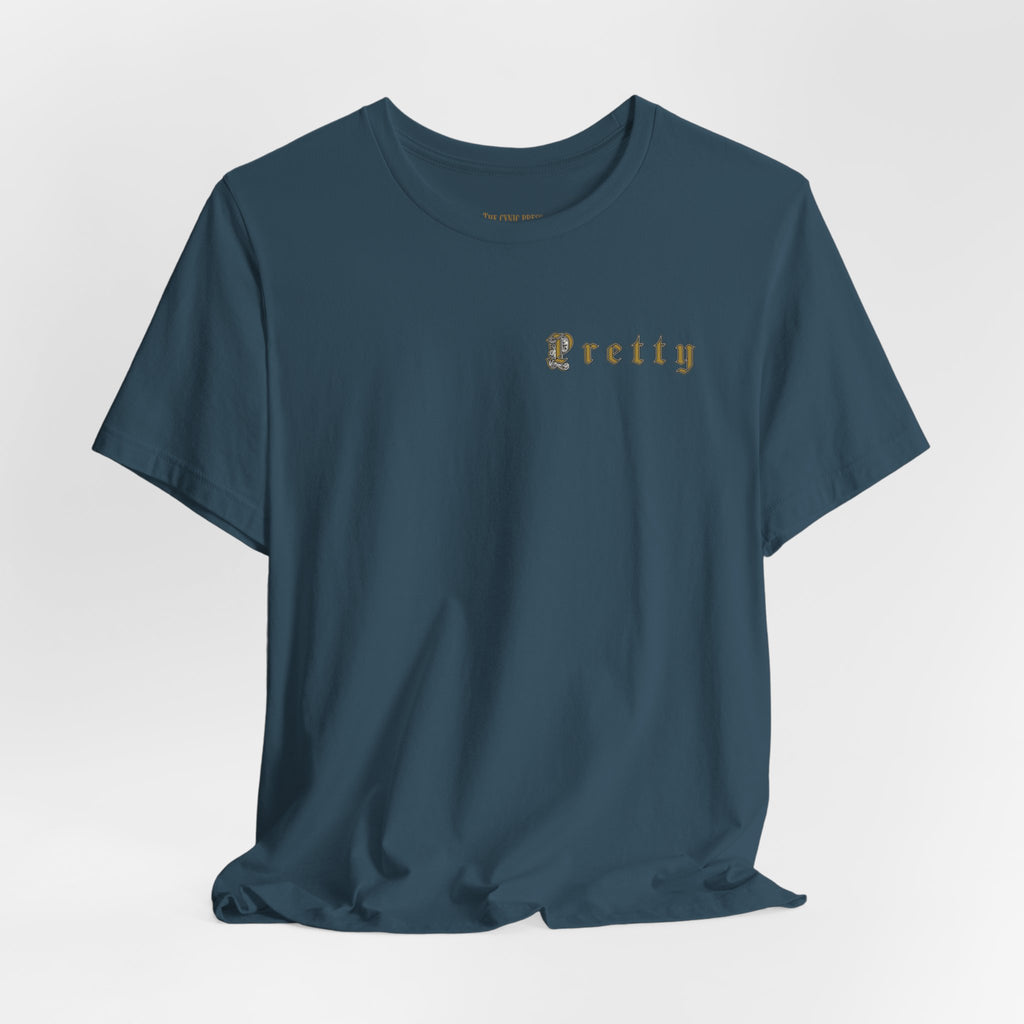 Pretty Pocket, Petty Personality Gothic T-Shirt | Dark Humor Graphic Tee | Unisex Alternative Streetwear