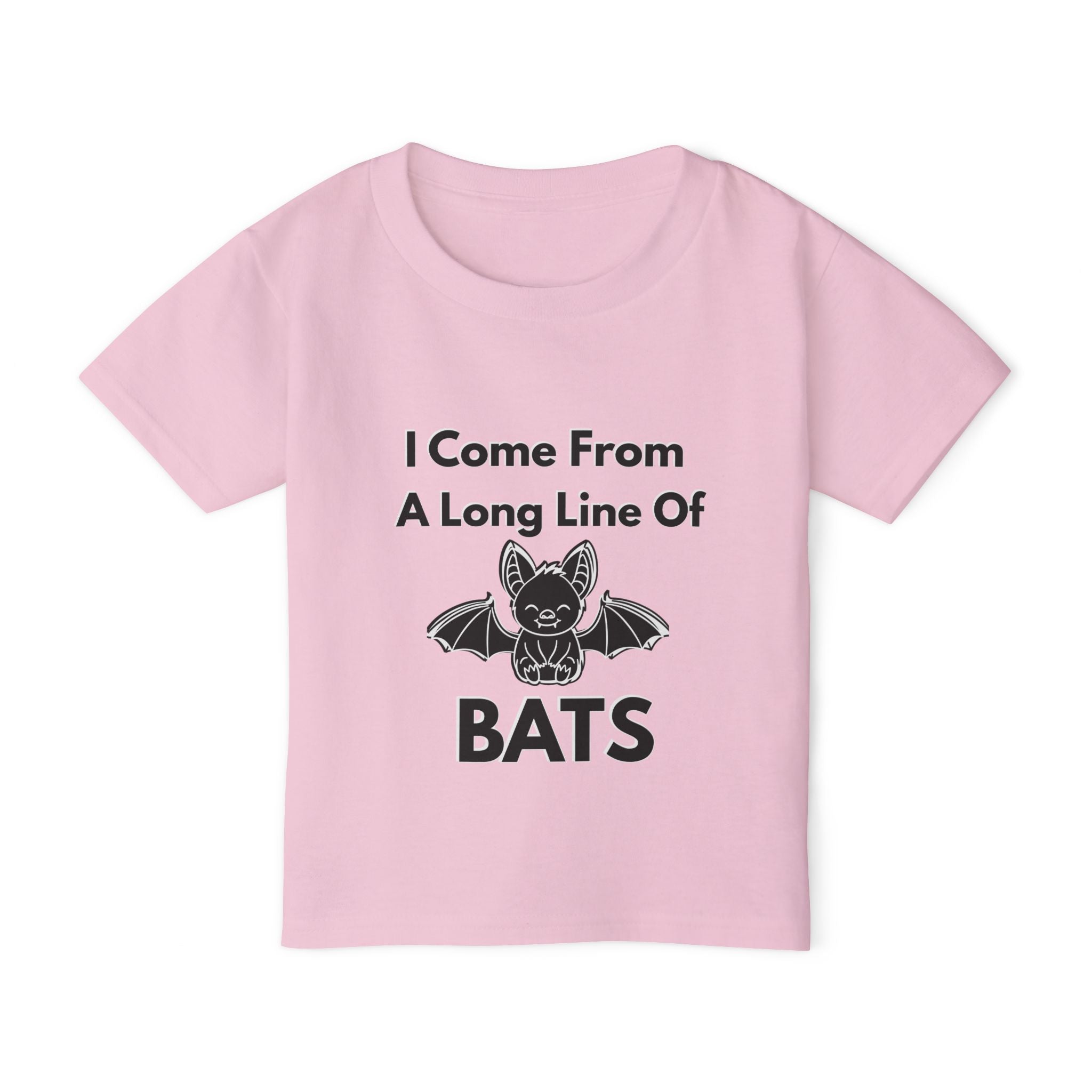 Heavy Cotton™ Toddler T-shirt, Family Matching Halloween Shirts – Crazy Old Bat, The Old Bat & Long Line of Bats – Funny Mom Grandma Kids Matching Set| kids unisex tee