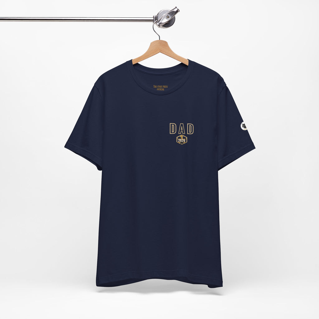 Personalized Father's Day Golf Shirt | Custom Last Name Dad Golf Tee | Kids Names on Golf Balls Shirt Gift for Dad Grandpa