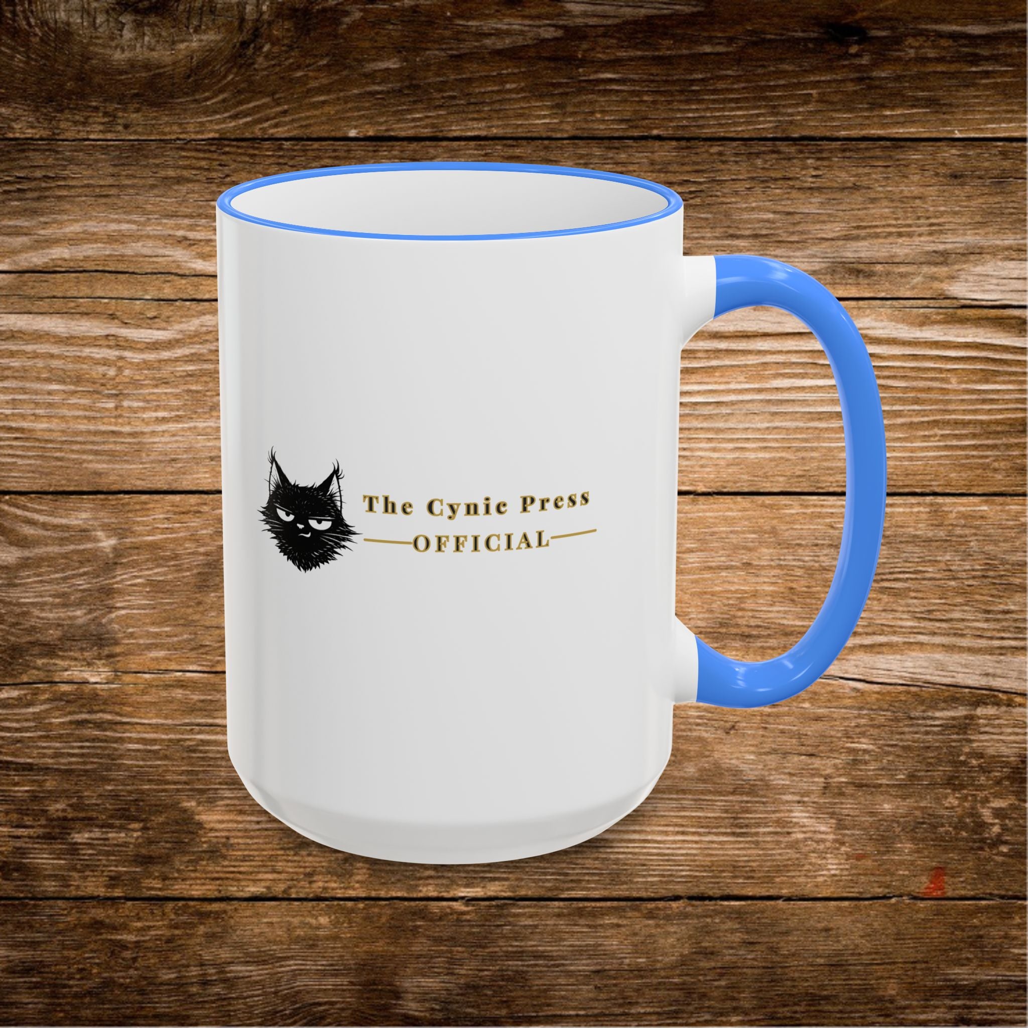 Mug à Anse et Bordure Contrastées Citation Chat Sassy | 325ml 440ml
