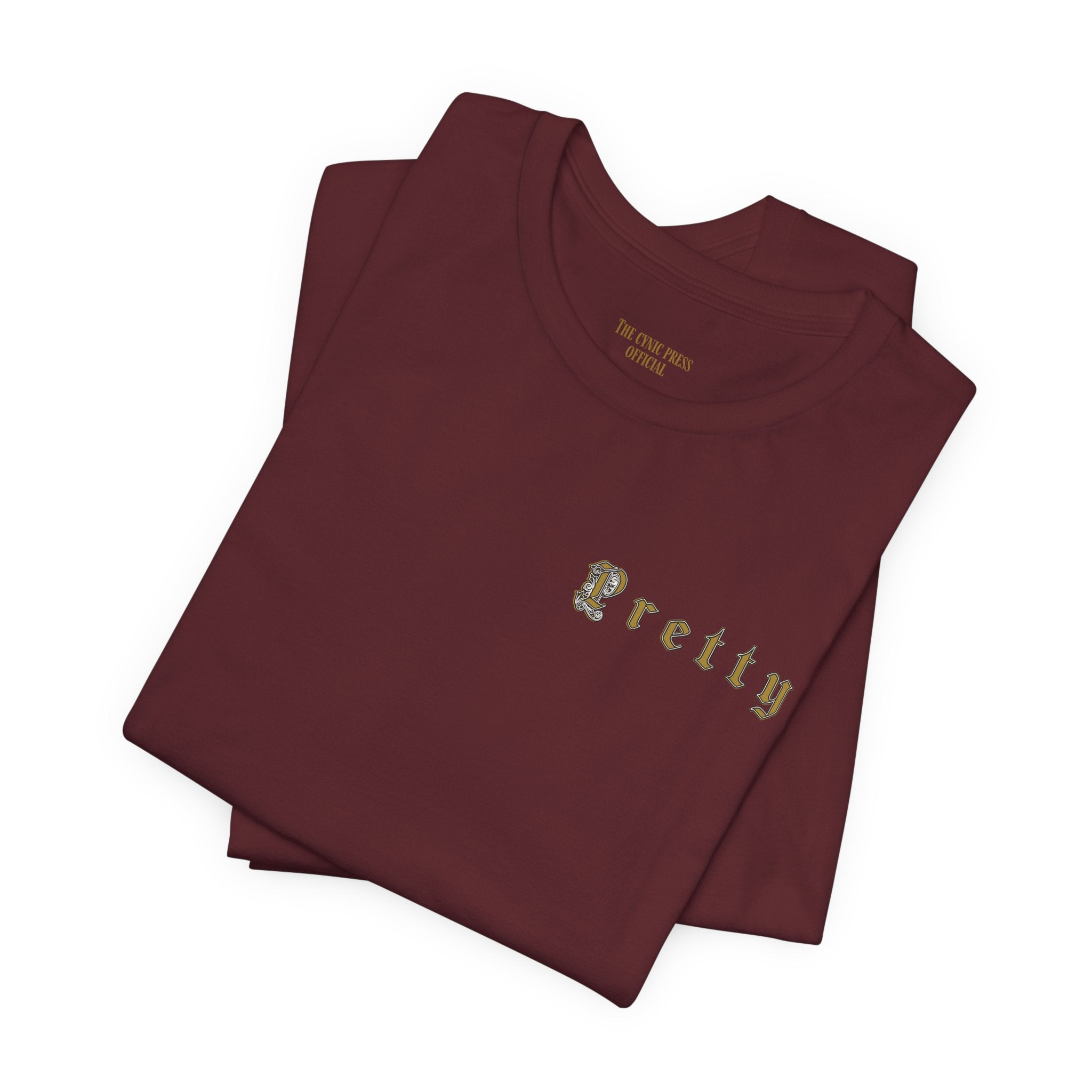 Pretty Pocket, Petty Personality Gothic T-Shirt | Dark Humor Graphic Tee | Unisex Alternative Streetwear