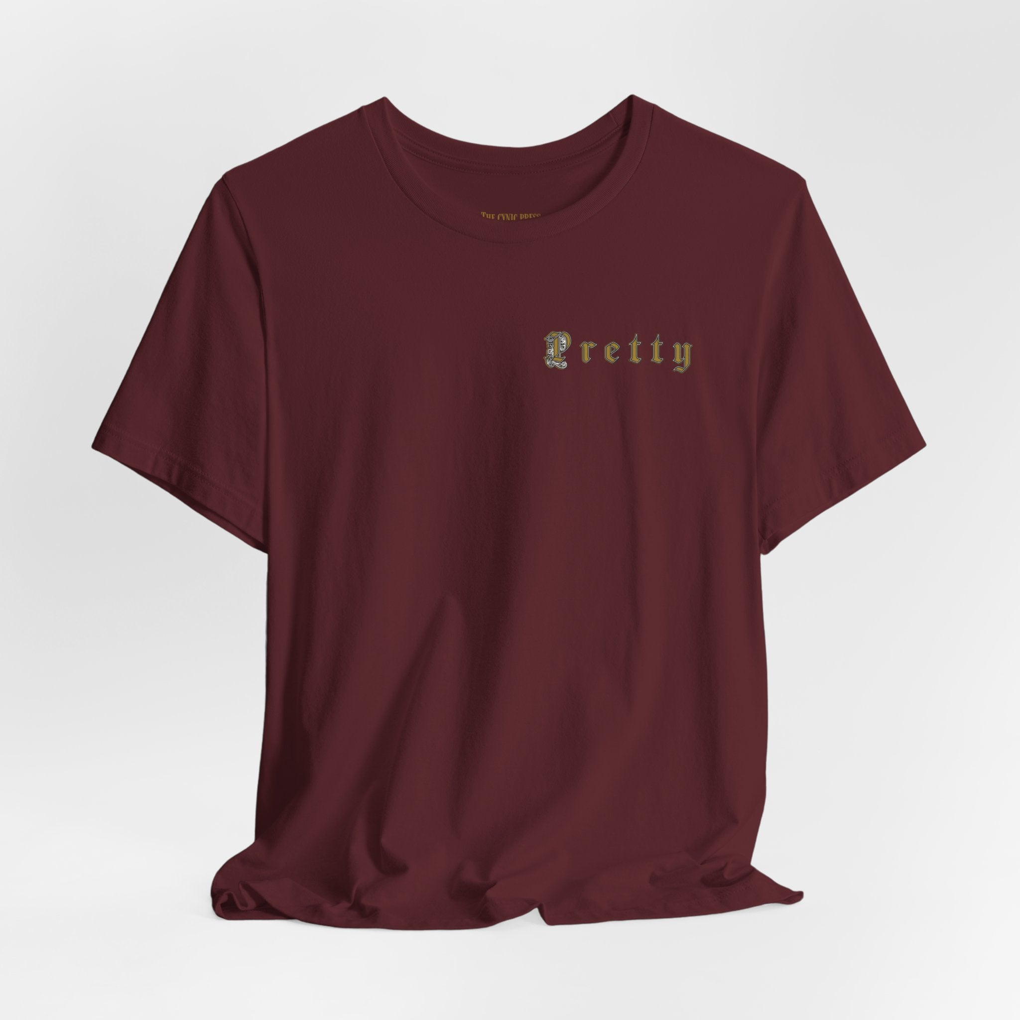 Pretty Pocket, Petty Personality Gothic T-Shirt | Dark Humor Graphic Tee | Unisex Alternative Streetwear