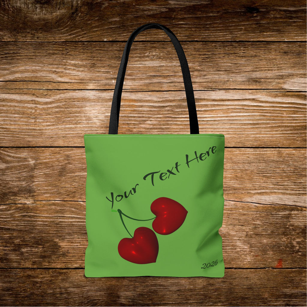 Boundaries and Bags_White_Personalized 2026 & Logo Tote Bag  Custom Name All-Over Print