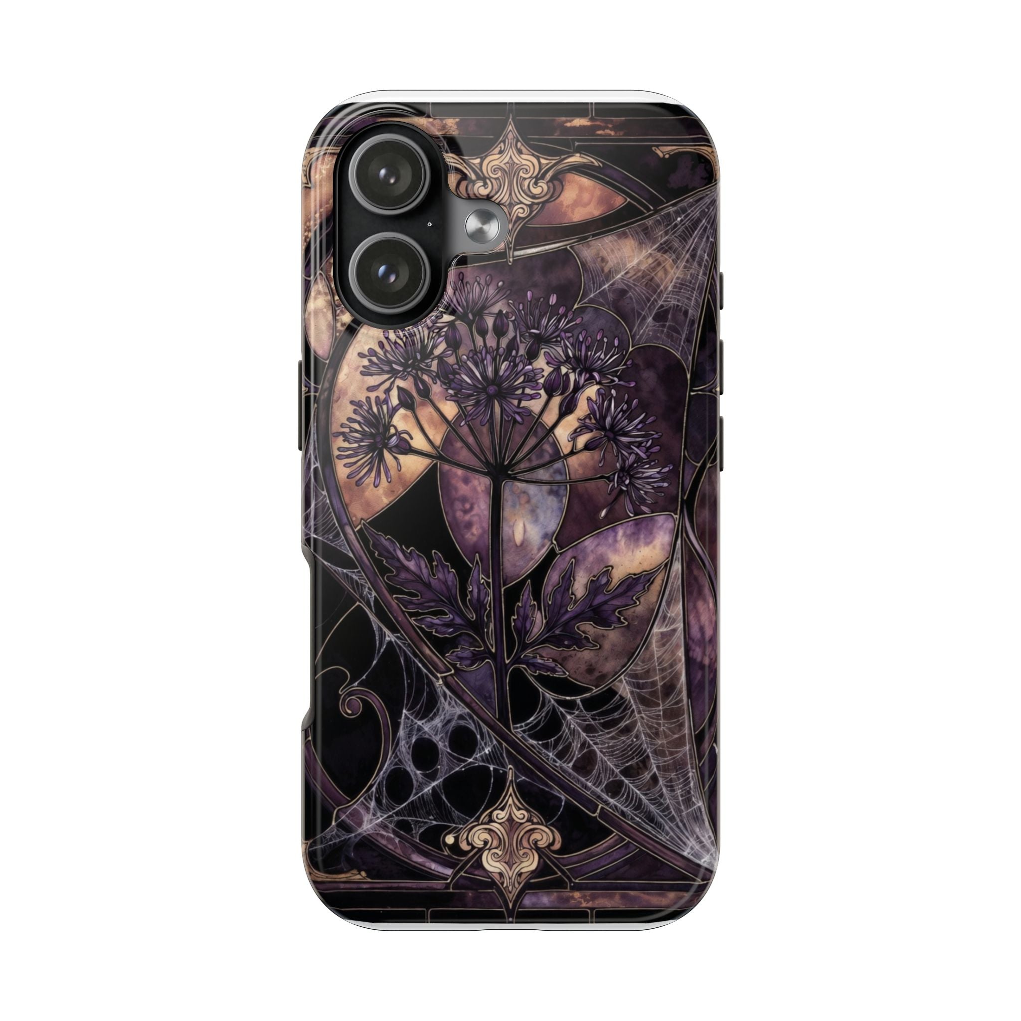 Victorian Botanical Moon Phone Case | Floral Night Garden Tough Phone Case | SanctuaryEssentials