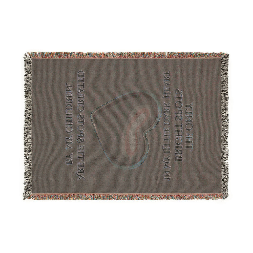 My Little Dark Heart _ Woven Blanket _ Personalization | SanctuaryEssentials