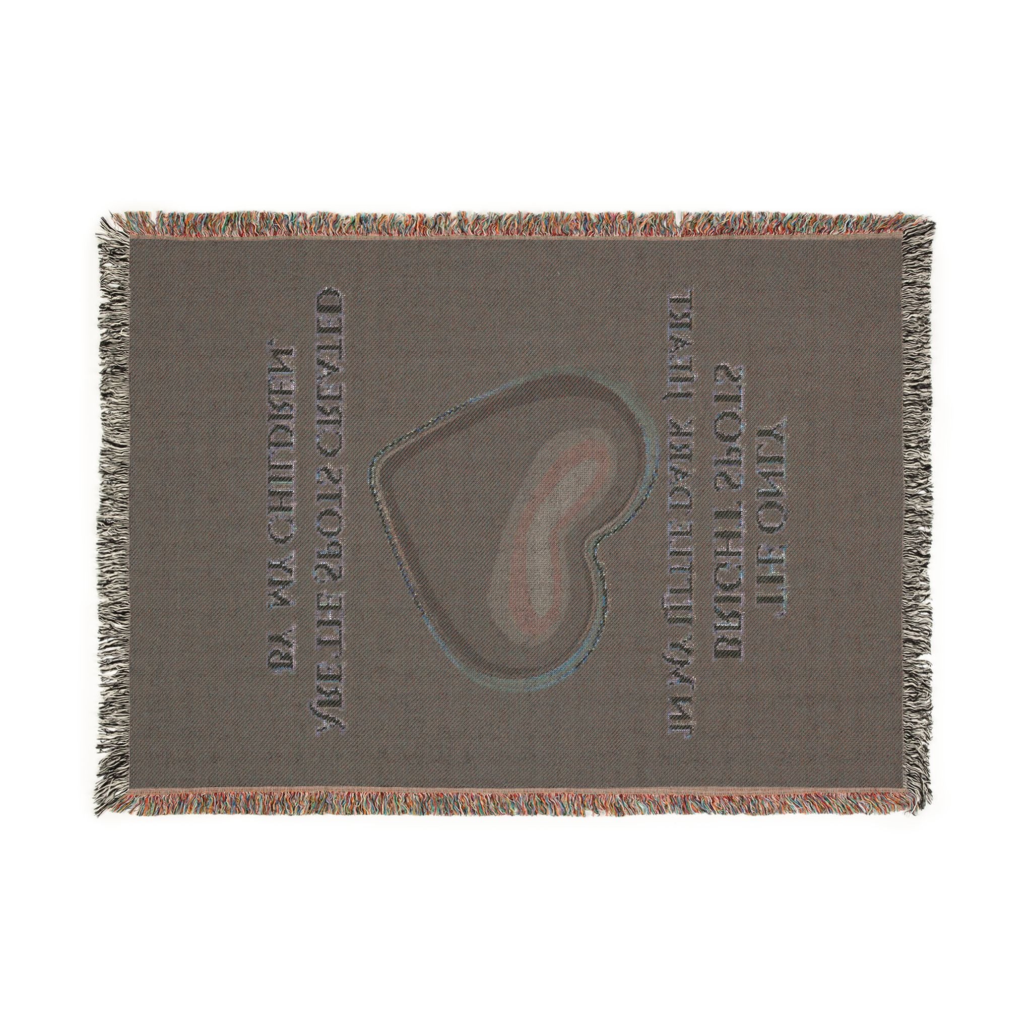 My Little Dark Heart _ Woven Blanket _ Personalization | SanctuaryEssentials