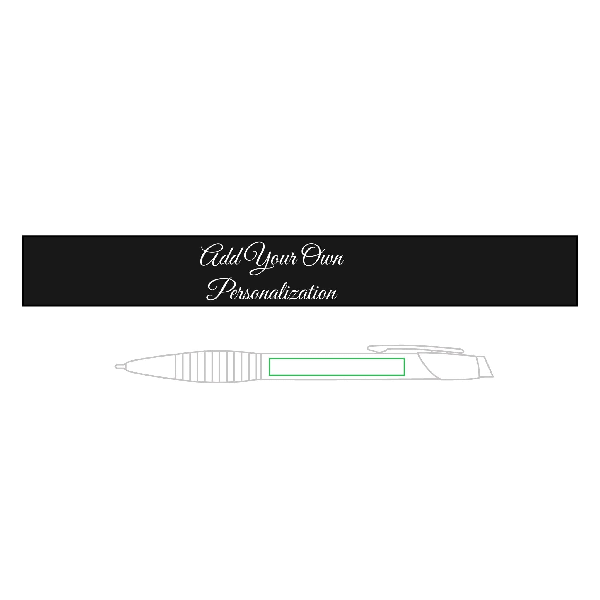 Custom Engraved Brass Ballpoint Pen - Personalized Executive Gift Pen with Comfort Grip - Luxury Corporate Graduation GiftEngravable Brass Ballpoint Pen with Comfort Grip — Personalized Gift Pen
