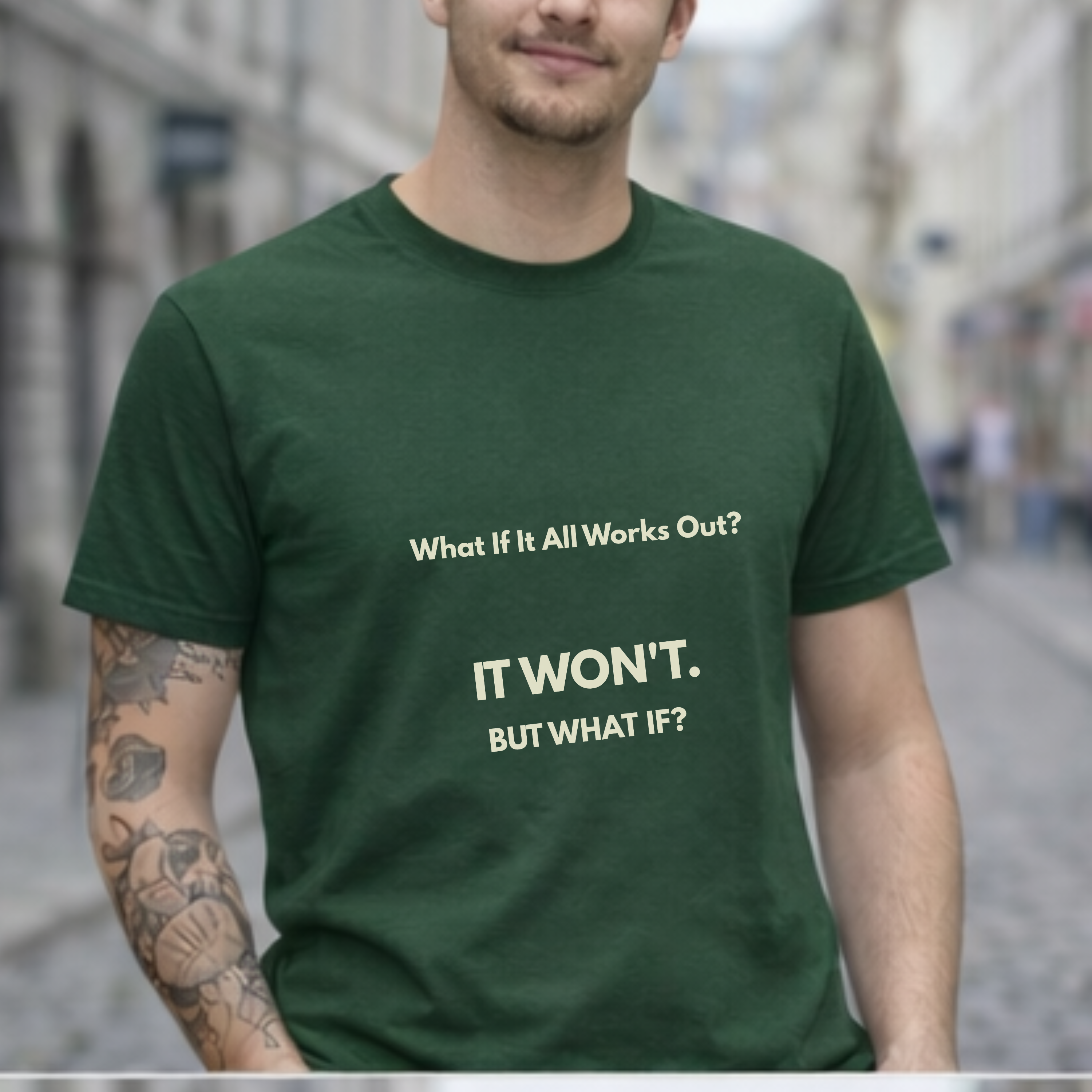What If It All Works Out Quote T-Shirt | Funny Cynical Saying | The Cynic Press Official