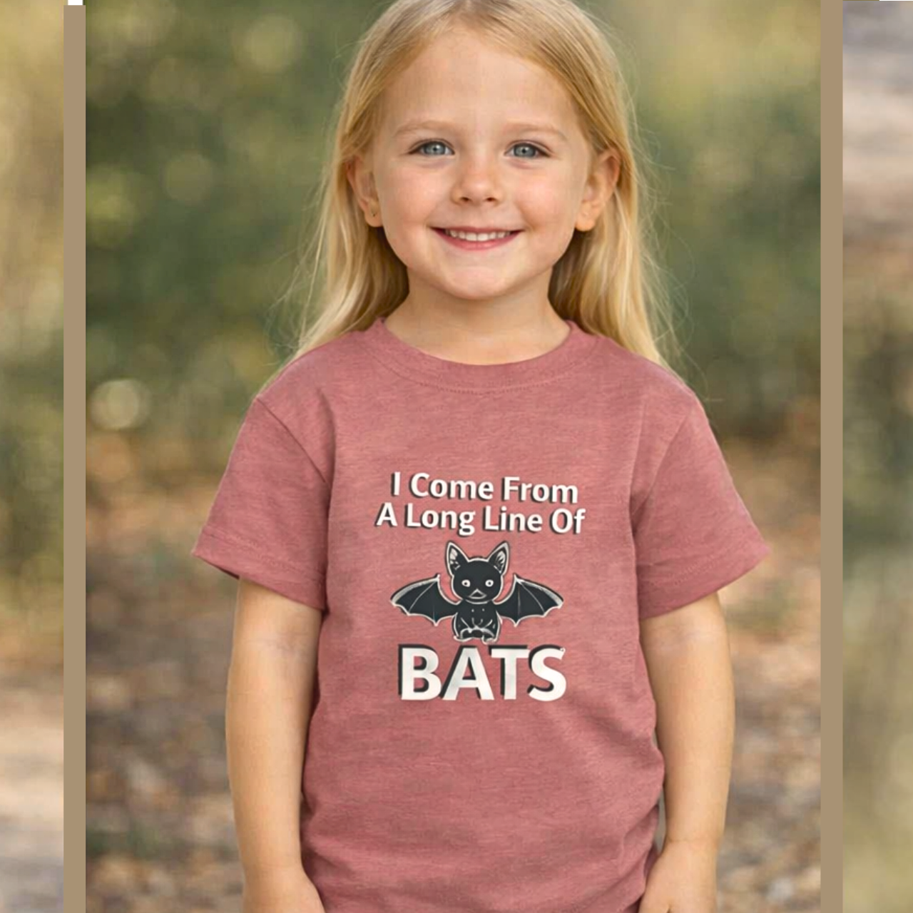 Heavy Cotton™ Toddler T-shirt, Family Matching Halloween Shirts – Crazy Old Bat, The Old Bat & Long Line of Bats – Funny Mom Grandma Kids Matching Set| kids unisex tee