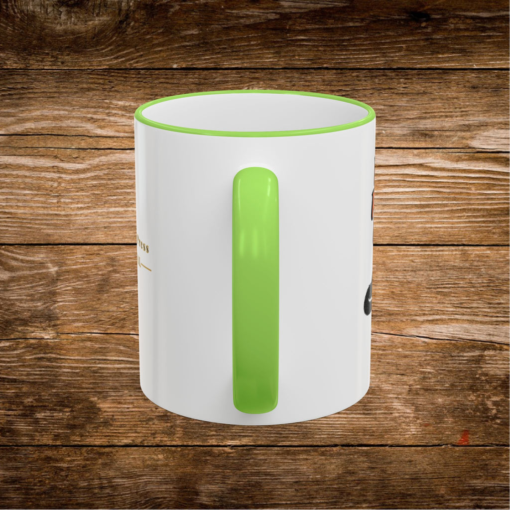 Mug à Anse et Bordure Contrastées Citation Chat Sassy | 325ml 440ml