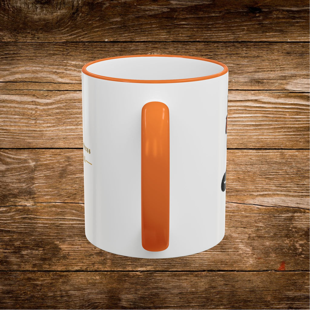 Mug à Anse et Bordure Contrastées Citation Chat Sassy | 325ml 440ml