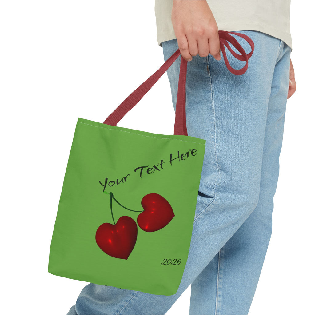 Boundaries and Bags_White_Personalized 2026 & Logo Tote Bag  Custom Name All-Over Print